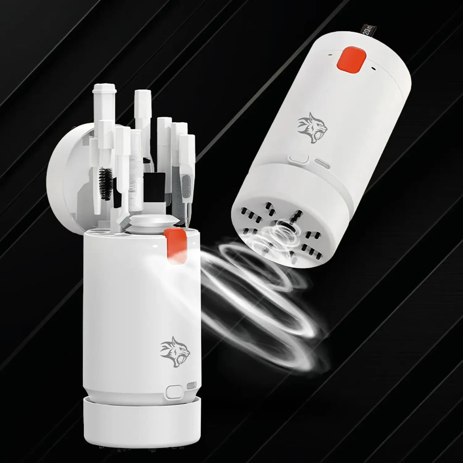 Porodo Cleaning Kit - 21-in-1 Vacuum & Blower, White 1 Porodo Cleaning Kit - 21-in-1 Vacuum & Blower, White 1