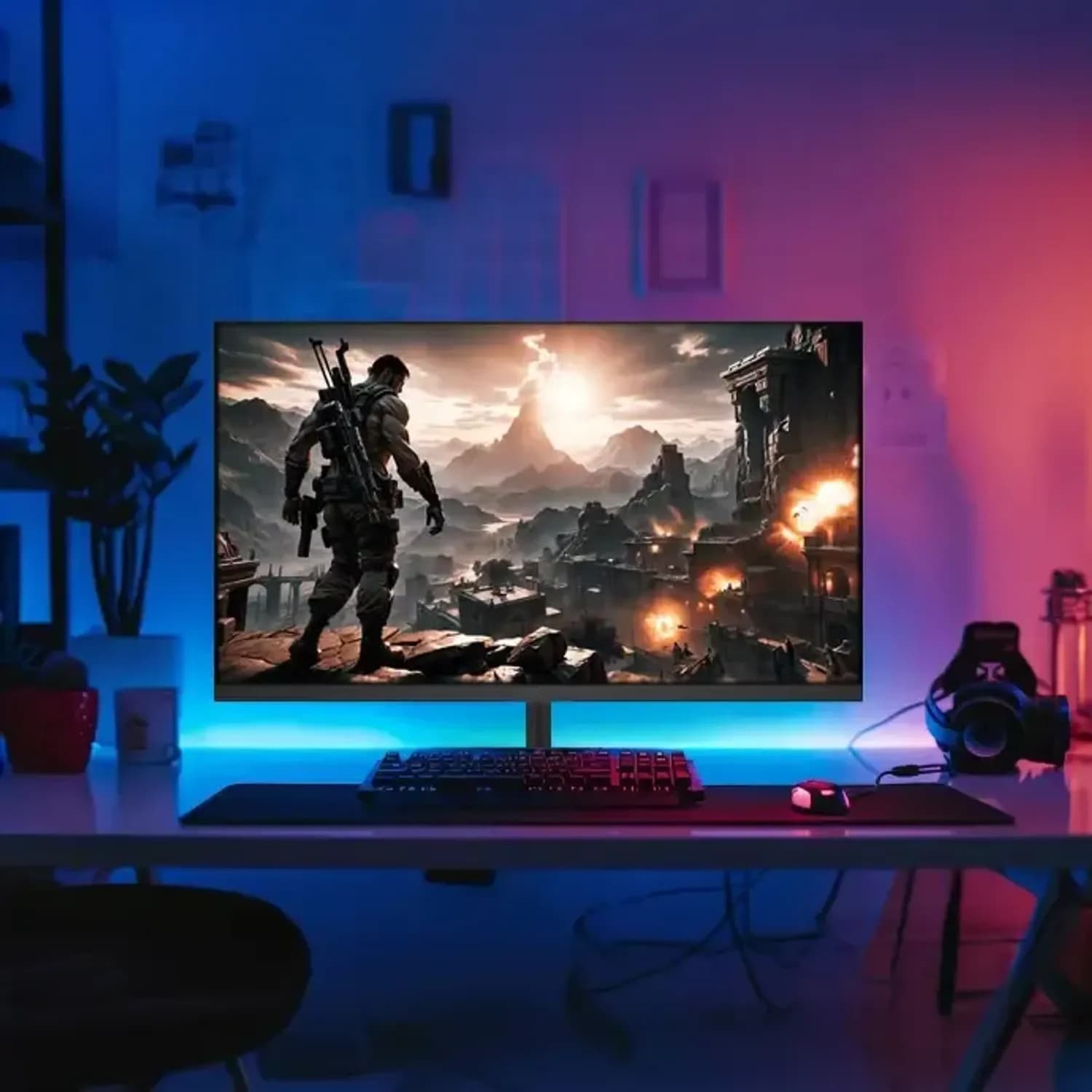Porodo Monitor - 25" Gaming, Black 2