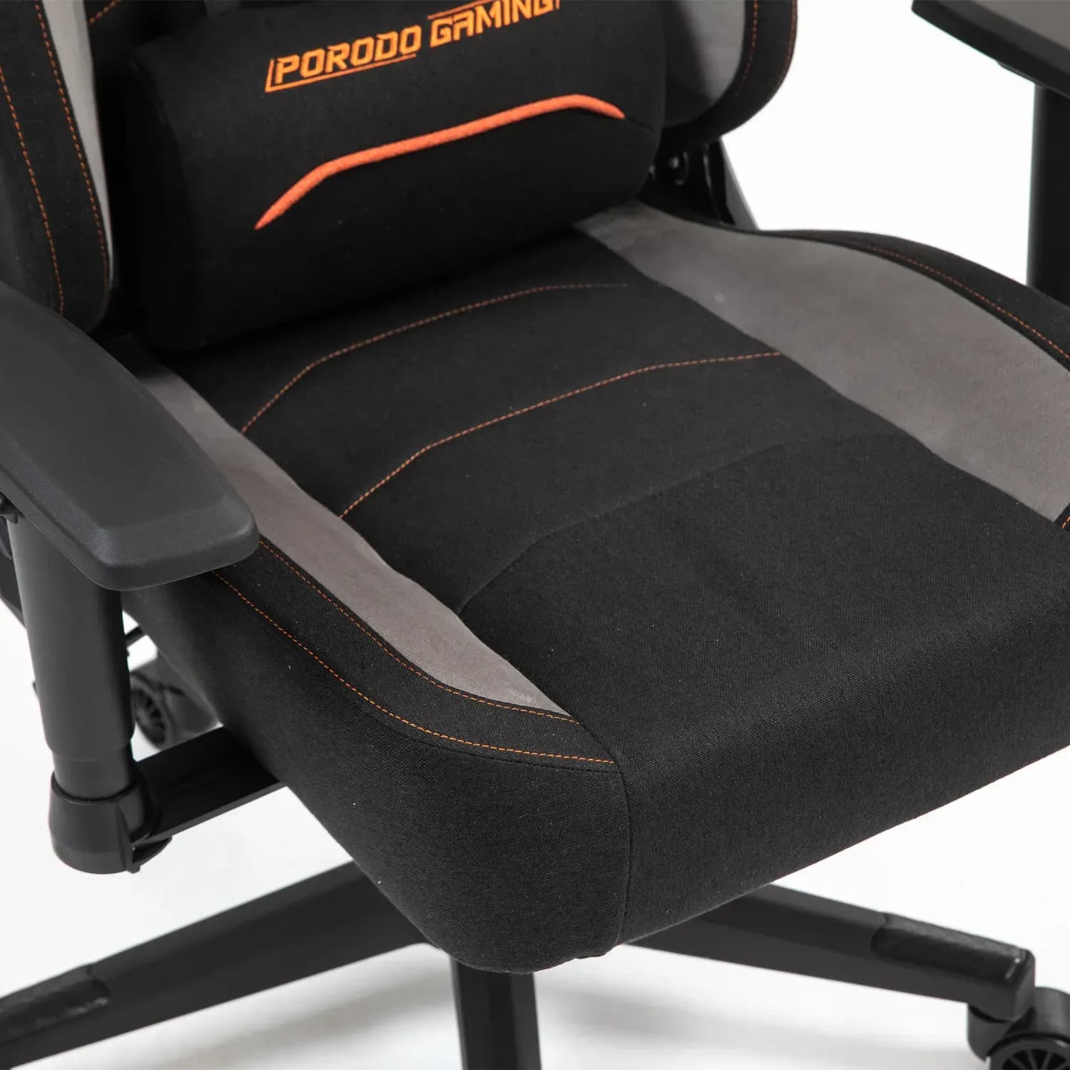 Porodo Gaming Chair - Molded Foam Seats, Black 5