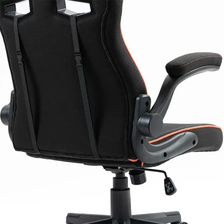 Porodo Gaming Chair - Ergonomic, Adjustable, Black & Orange 6