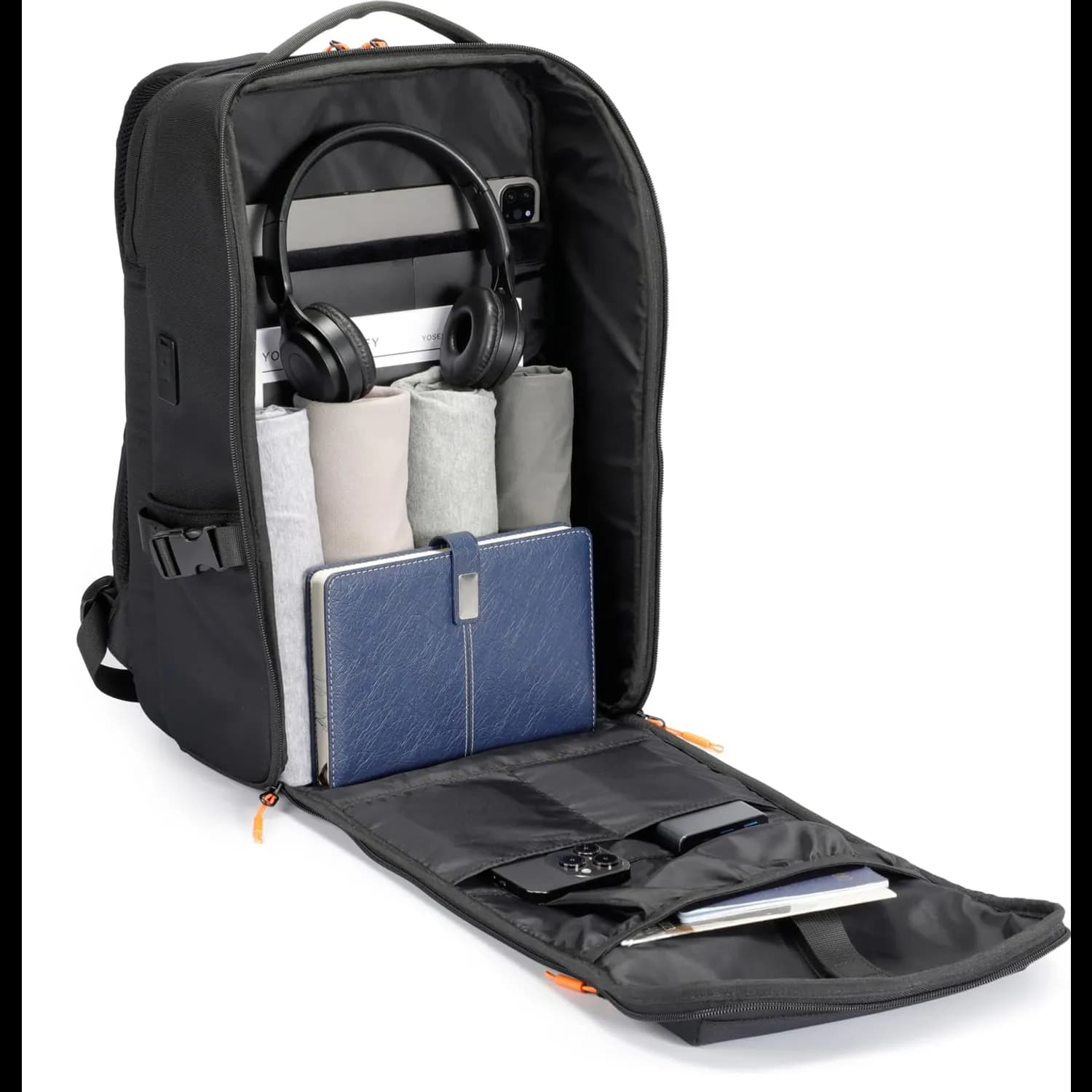 Porodo Gaming Backpack - 17'' Double-Layered Protection 5