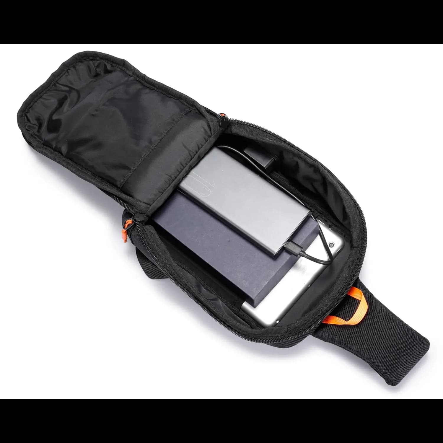 Porodo Gaming Cross Body Bag - Water-Resistant, Black 2
