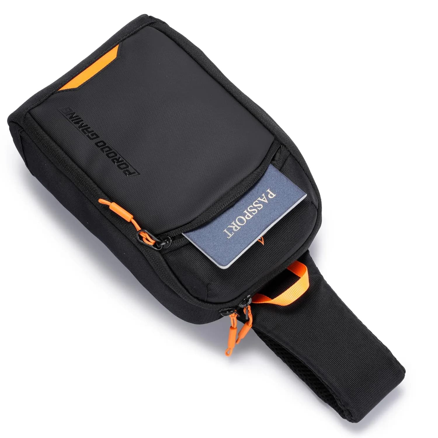 Porodo Gaming Cross Body Bag - Water-Resistant, Black 3
