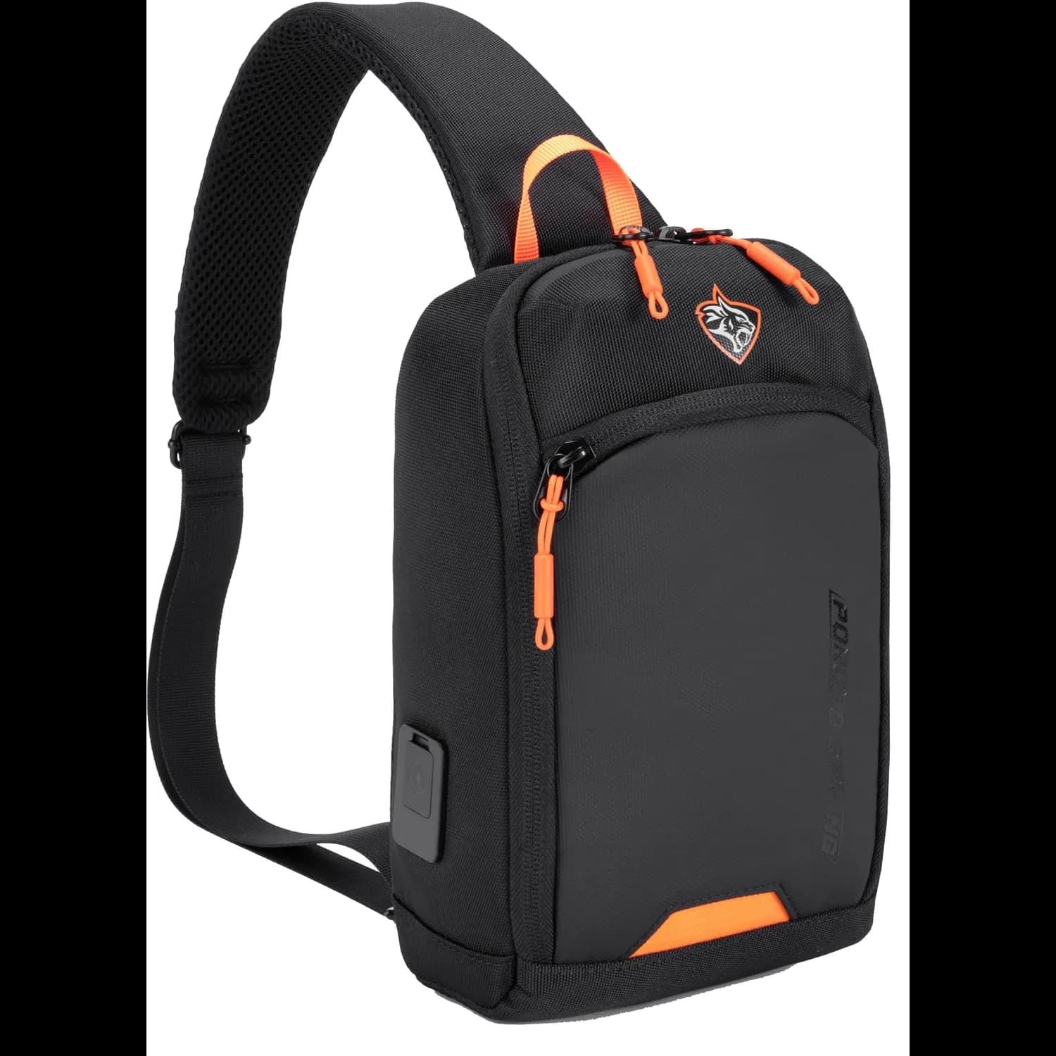 Porodo Gaming Cross Body Bag - Water-Resistant, Black 1 Porodo Gaming Cross Body Bag - Water-Resistant, Black 1