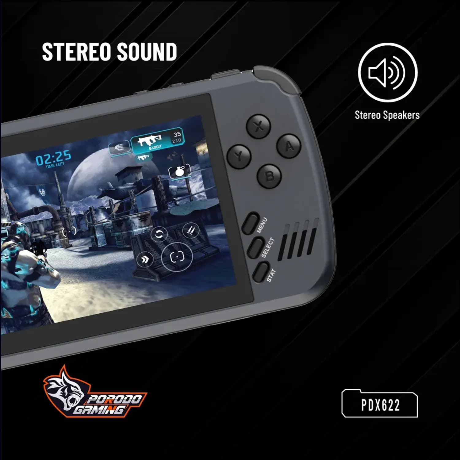 Porodo Gaming Console - 5000+ Games, Black 2