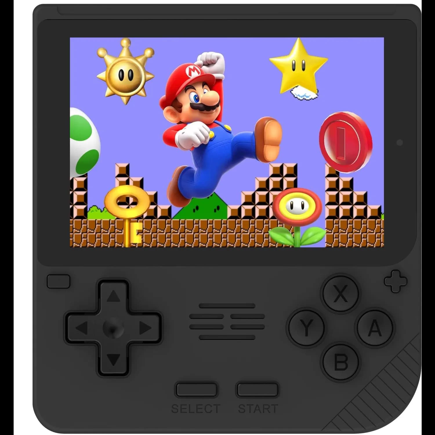 Porodo Retro Gaming Console - 3.5" IPS, 5000+ Games, Black 3