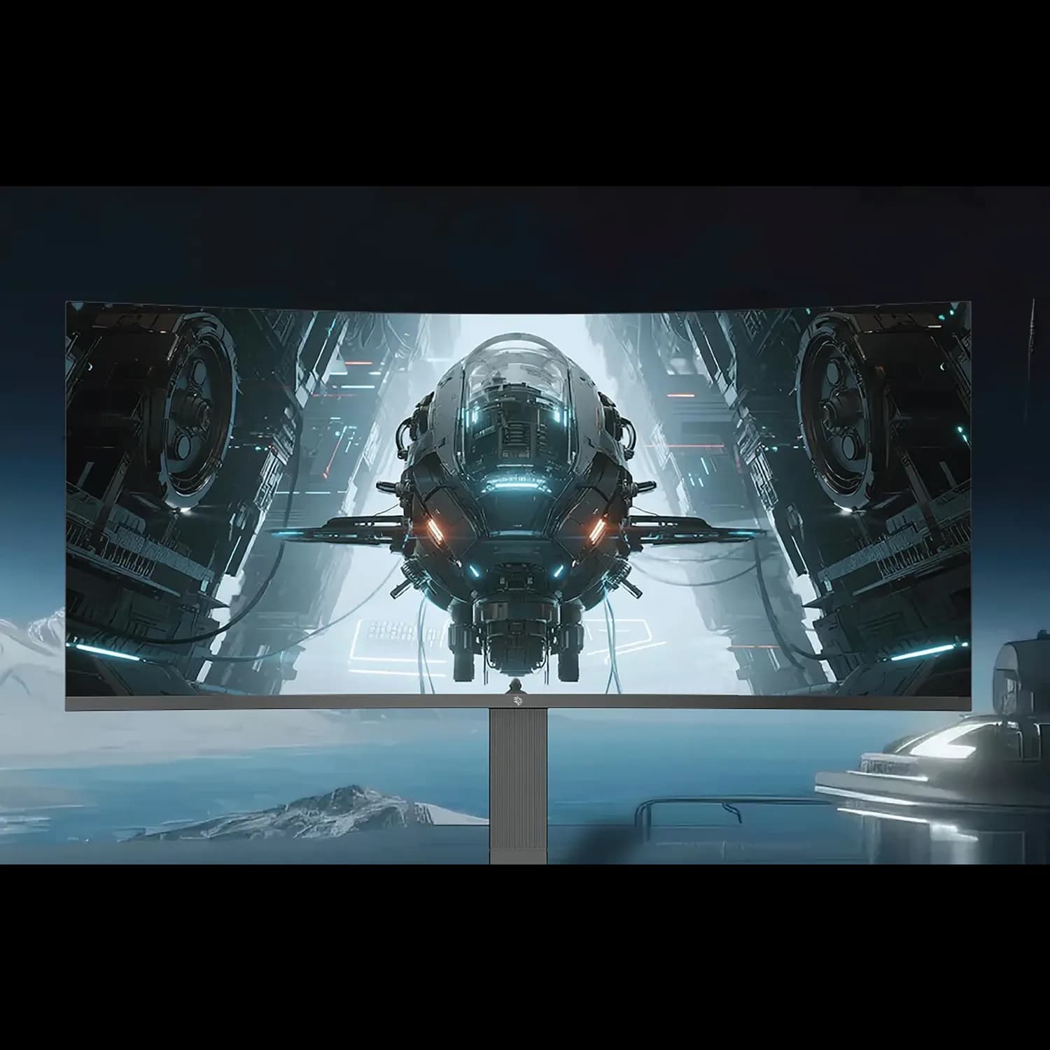 Porodo Gaming Monitor - 34" Curved Ultra-Wide QHD 200Hz, Black 4