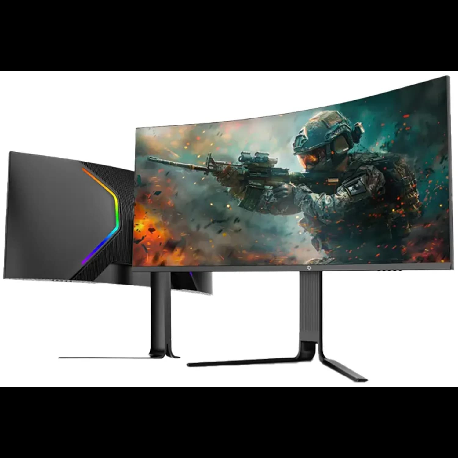 Porodo Gaming Monitor - 34" Curved Ultra-Wide QHD 200Hz, Black 1 Porodo Gaming Monitor - 34" Curved Ultra-Wide QHD 200Hz, Black 1