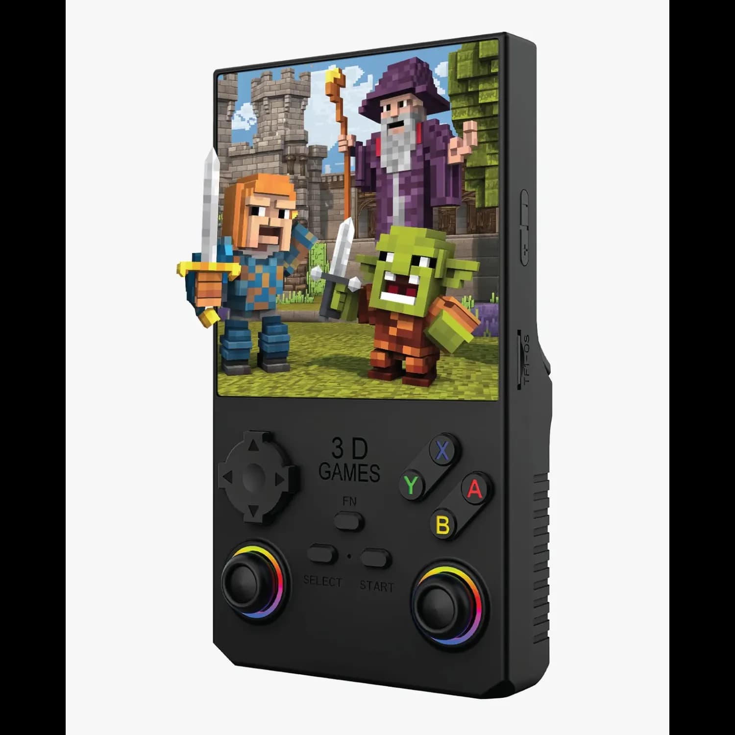 Porodo Retro Handheld Game Console - 4" Display, 10H Playtime, Black 1 Porodo Retro Handheld Game Console - 4" Display, 10H Playtime, Black 1
