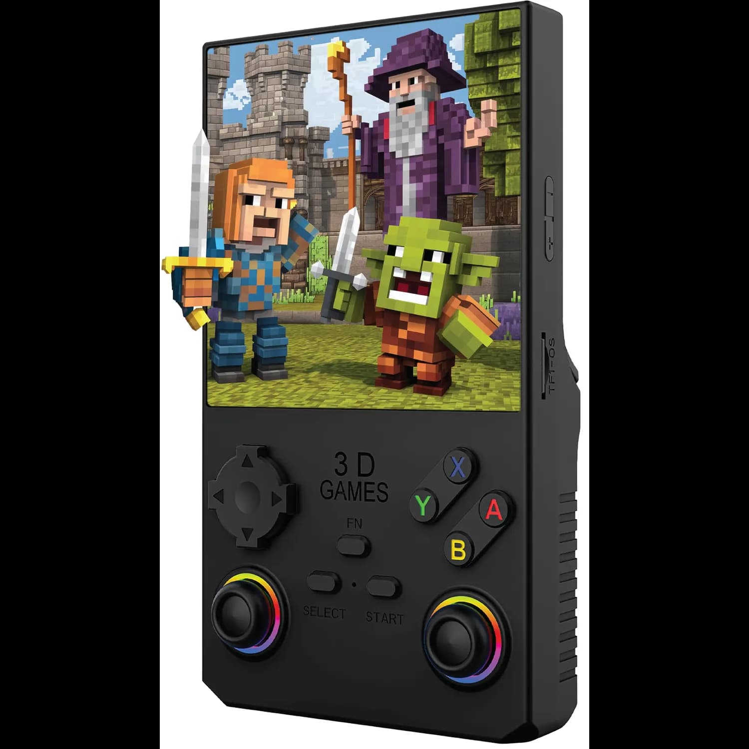 Porodo Retro Handheld Game Console - 4" Display, Black 5