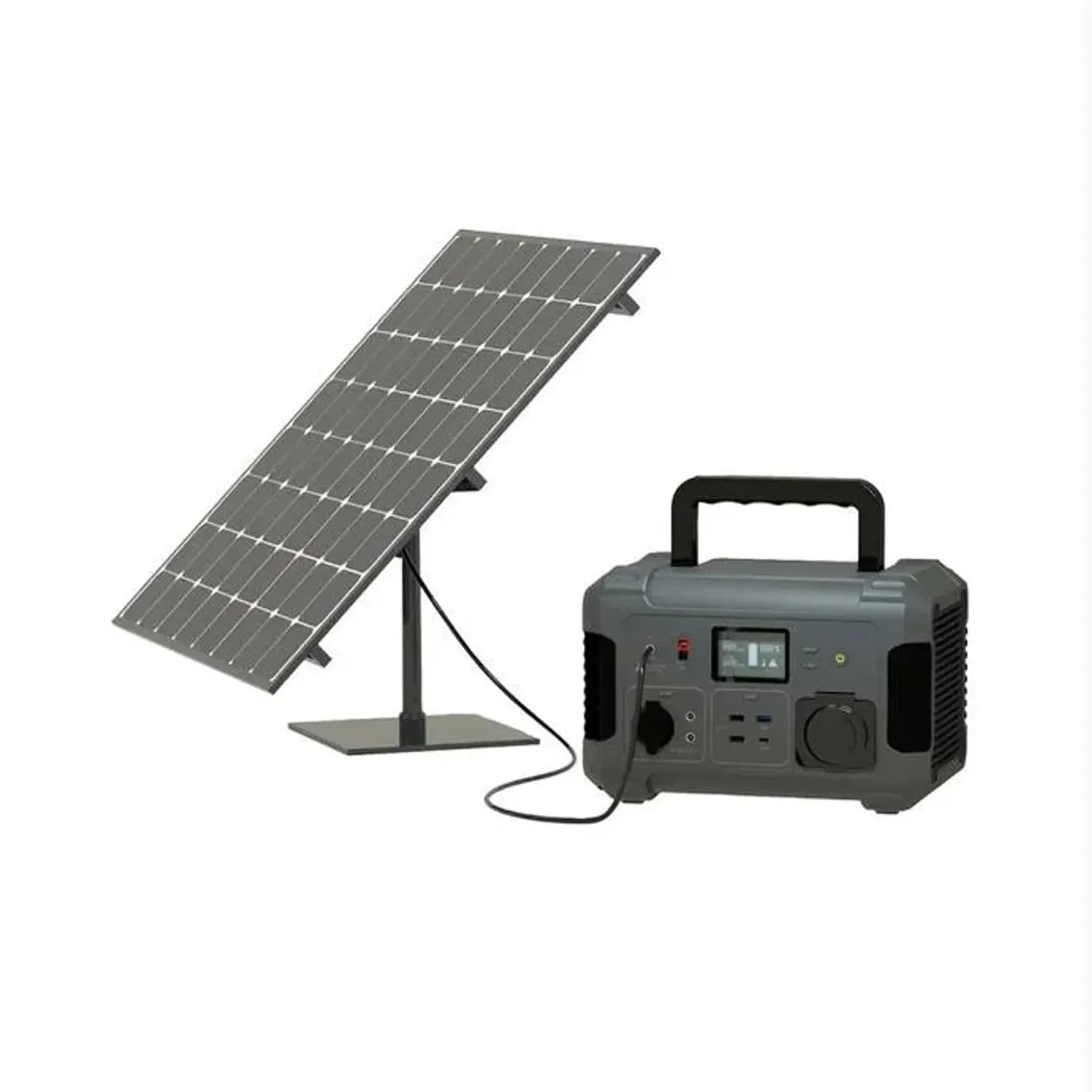 Powerology Portable Power Generator - 500W Pure Sine Wave, Black 1 Powerology Portable Power Generator - 500W Pure Sine Wave, Black 1