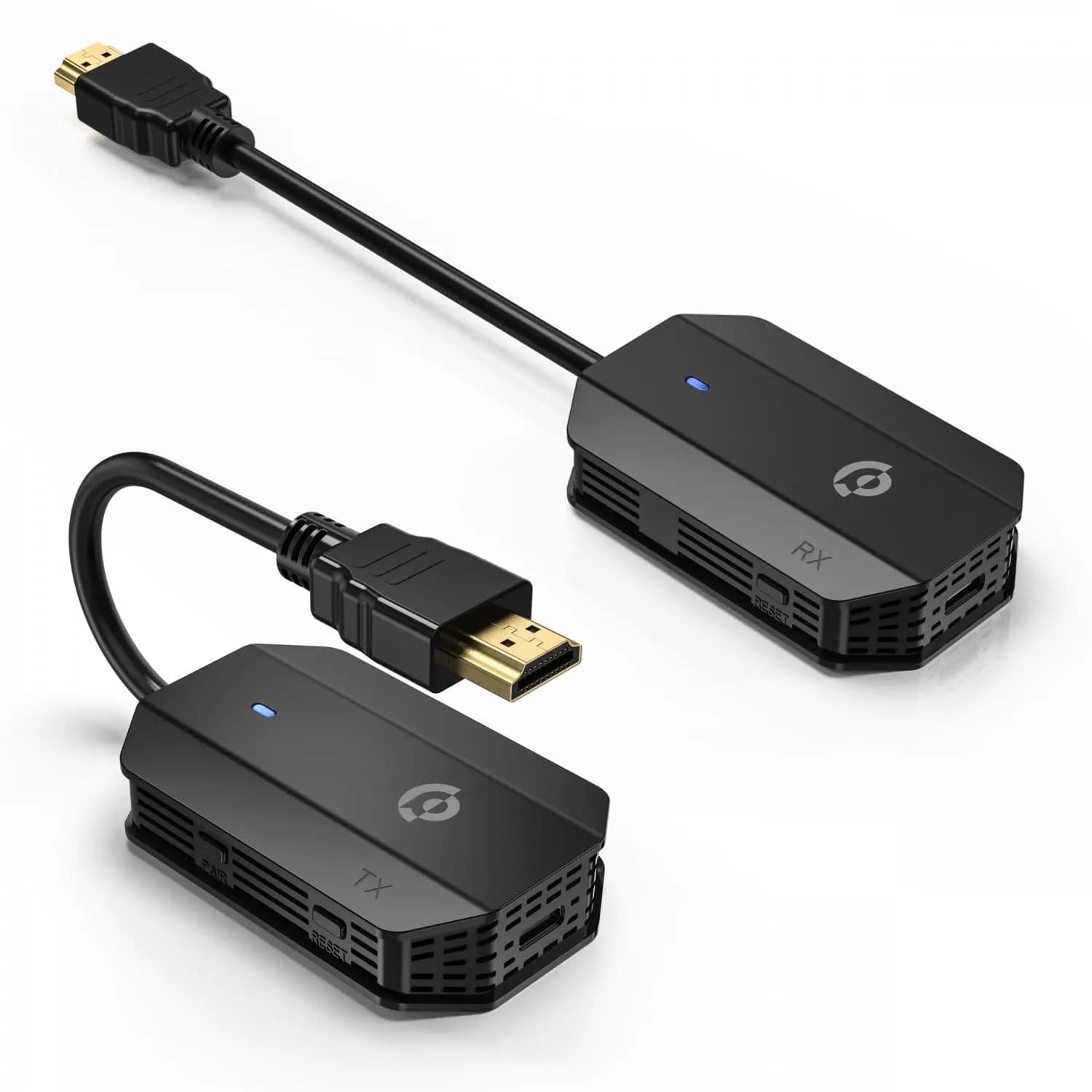Powerology Wireless HDMI Transmitter and Receiver - 1080p 60Hz, Black 1