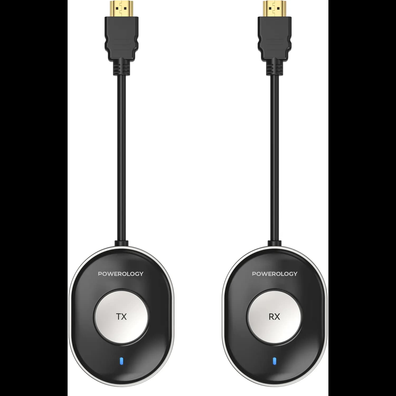 Powerology Wireless HDMI Transmitter - 4K@60Hz, Black 4