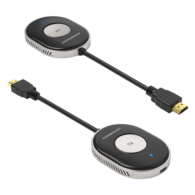 Powerology Wireless HDMI Transmitter - 4K@60Hz, Black 1 Powerology Wireless HDMI Transmitter - 4K@60Hz, Black 1