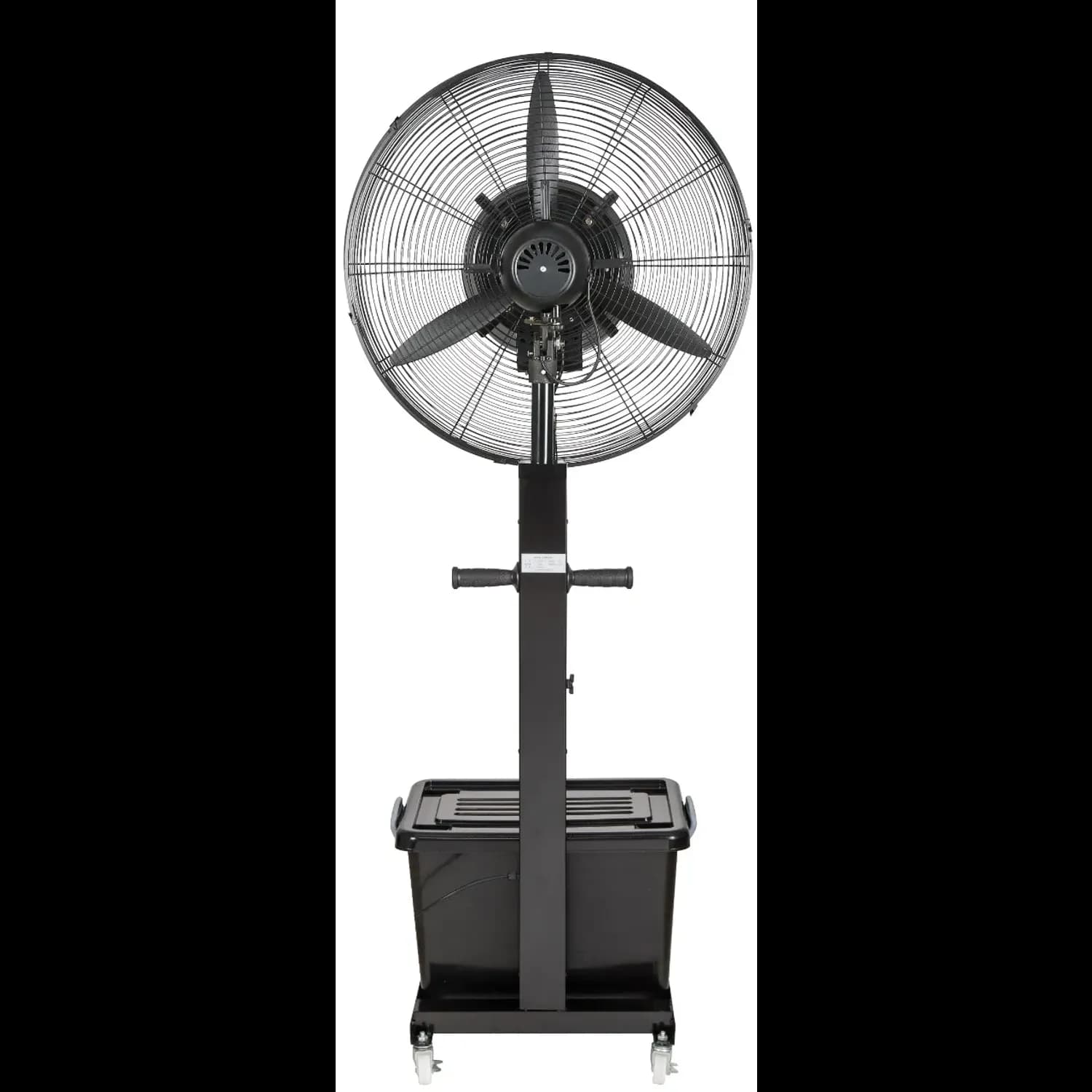 Powerology Industrial Fan - 26" Mist Spray & Humidifier, Black 2