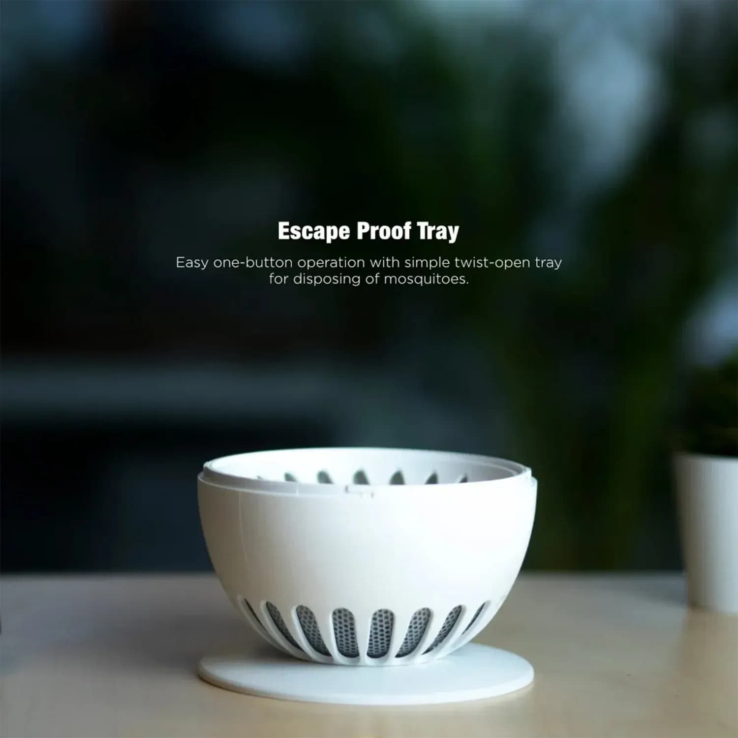 Powerology Portable Anti-Mosquito Lamp, UV Light Insect Trap - White 4