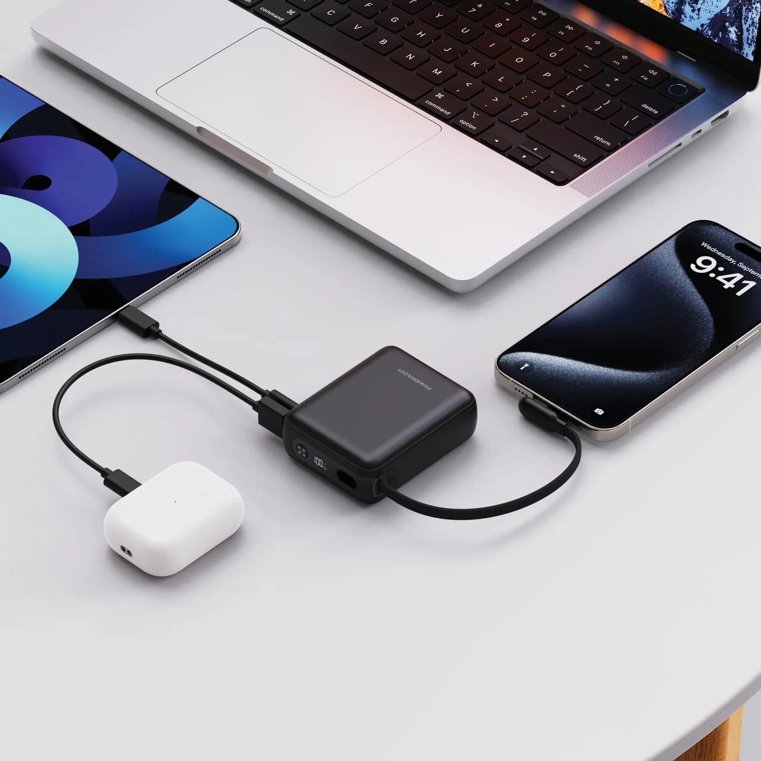 Powerology Power Bank Montreal - 10000mAh, 30W PD, Black 2
