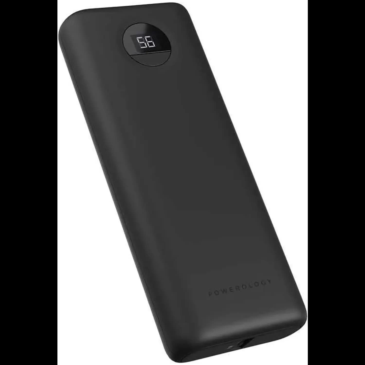 Powerology Power Bank 20000mAh - 30W PD & QC3.0, Blue — Black 1 Powerology Power Bank 20000mAh - 30W PD & QC3.0, Blue — Black 1