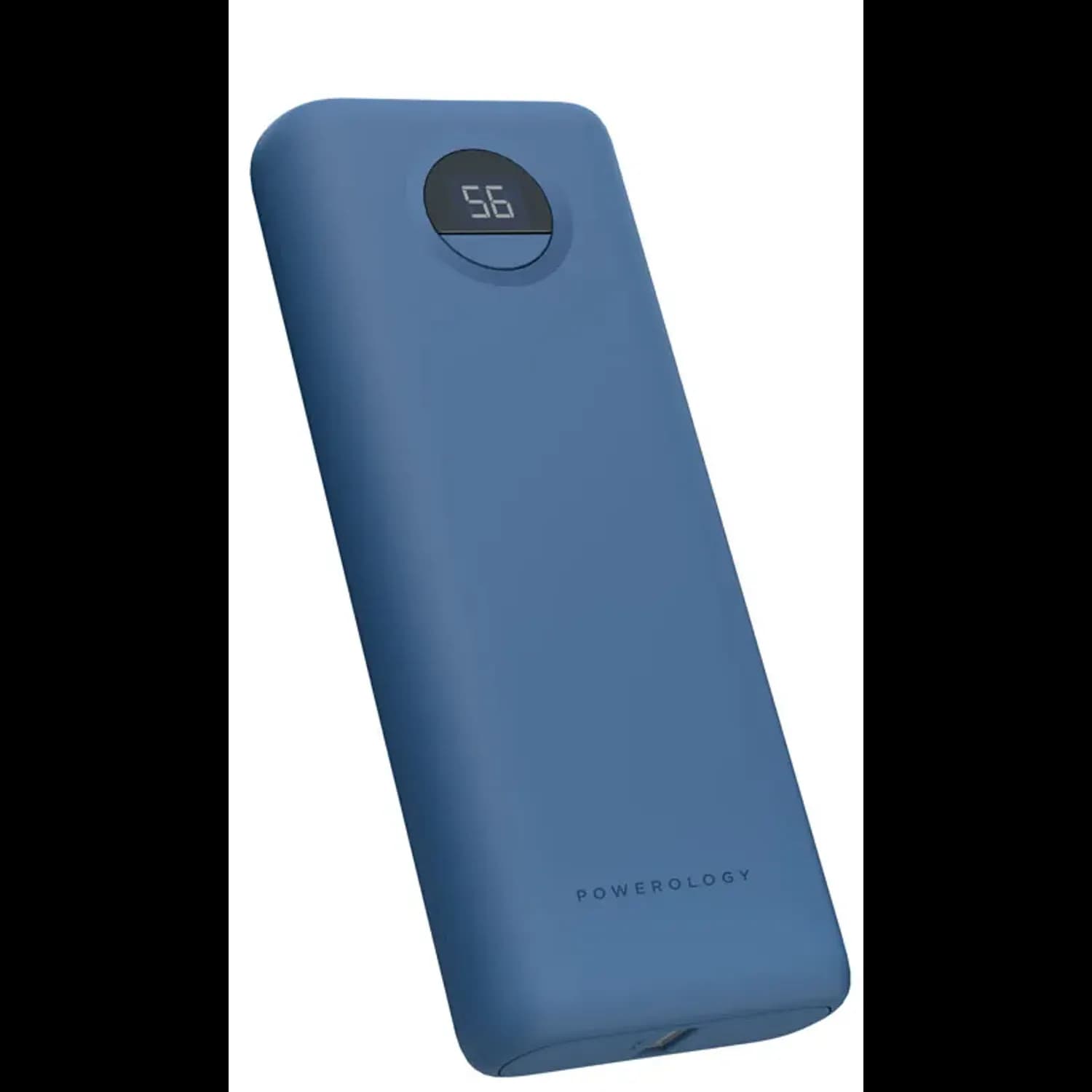 Powerology Power Bank 20000mAh - 30W PD & QC3.0, Blue — Black 2