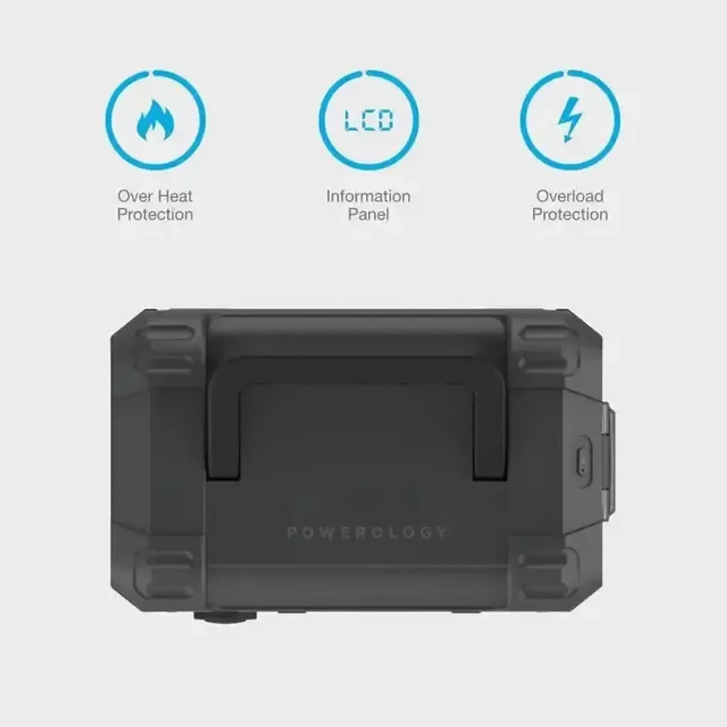 Powerology Portable Power Generator - 62500mAh 200W, Black 5