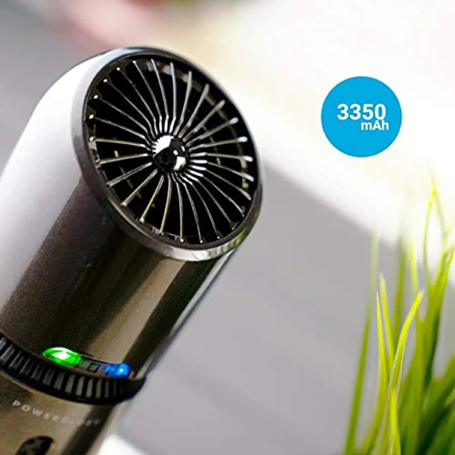 Powerology Air Purifier - Portable Ozone, 3350mAh Battery, Black 4