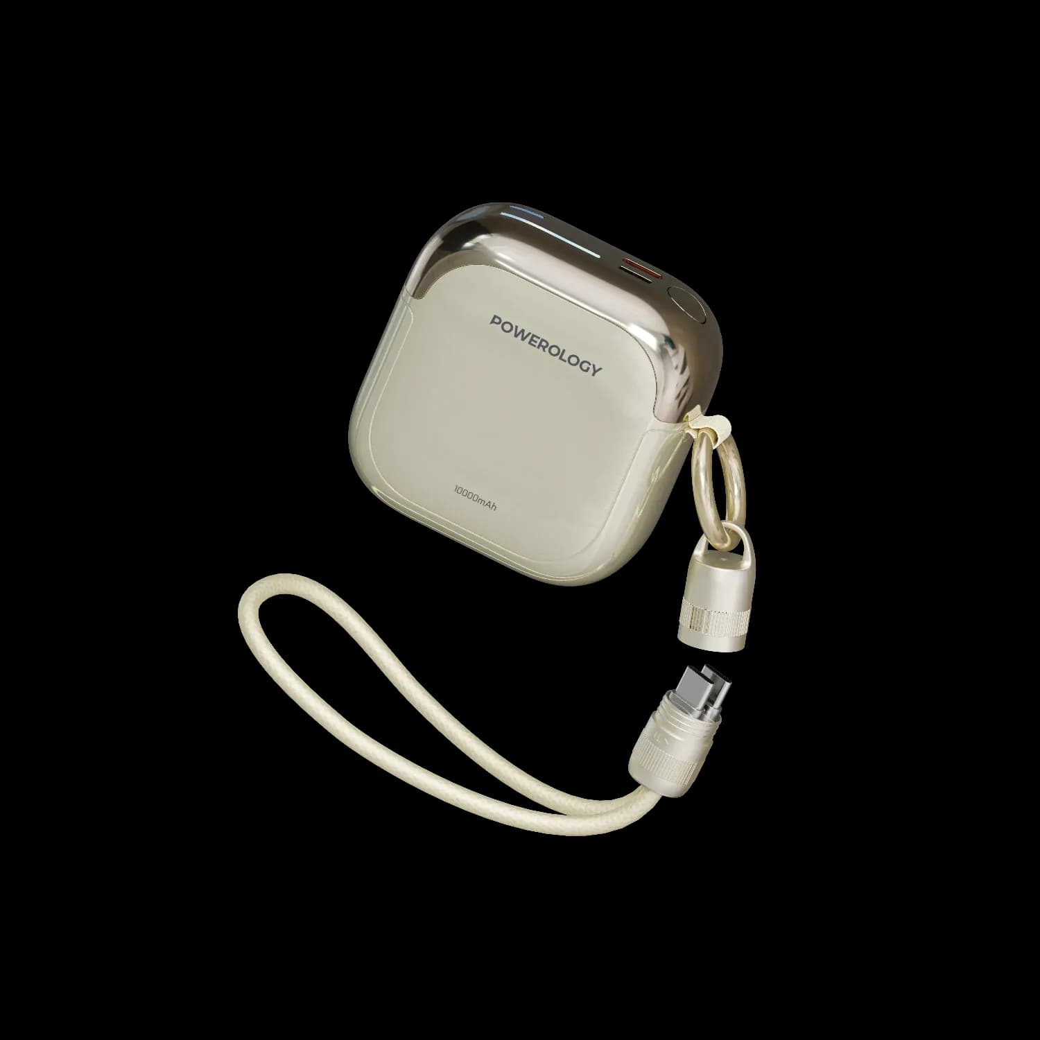 Powerology Bahamas Power Bank 10000mAh - Zinc Alloy, Beige 1 Powerology Bahamas Power Bank 10000mAh - Zinc Alloy, Beige 1