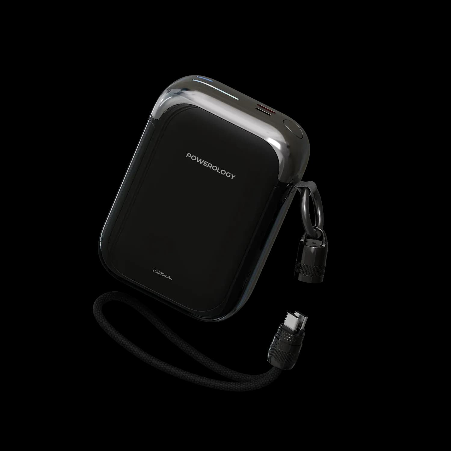 Powerology Power Bank - 20000mAh, Black — Black 1 Powerology Power Bank - 20000mAh, Black — Black 1