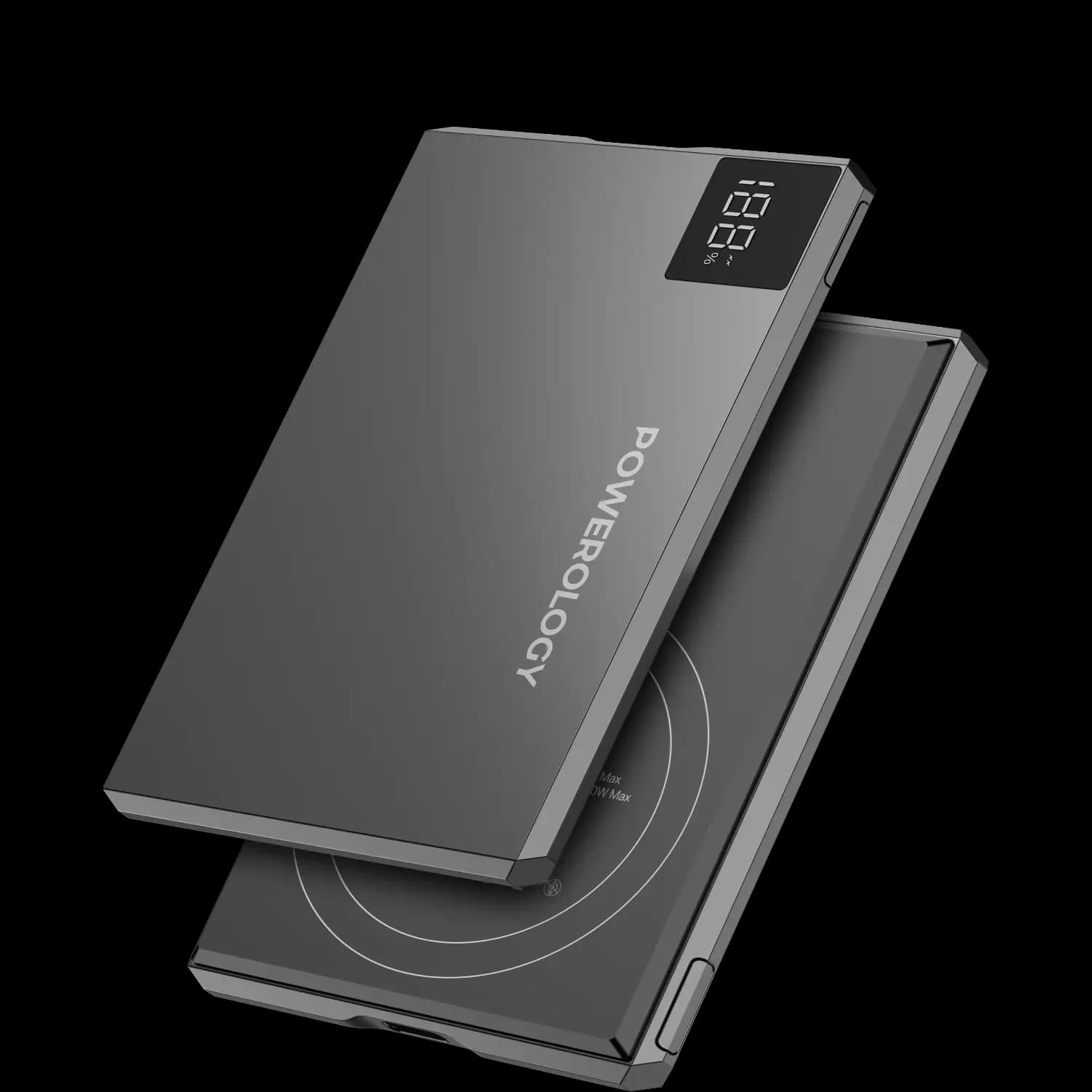 Powerology Power Bank Tender 5000mAh - MagSafe Slim, Grey 1 Powerology Power Bank Tender 5000mAh - MagSafe Slim, Grey 1