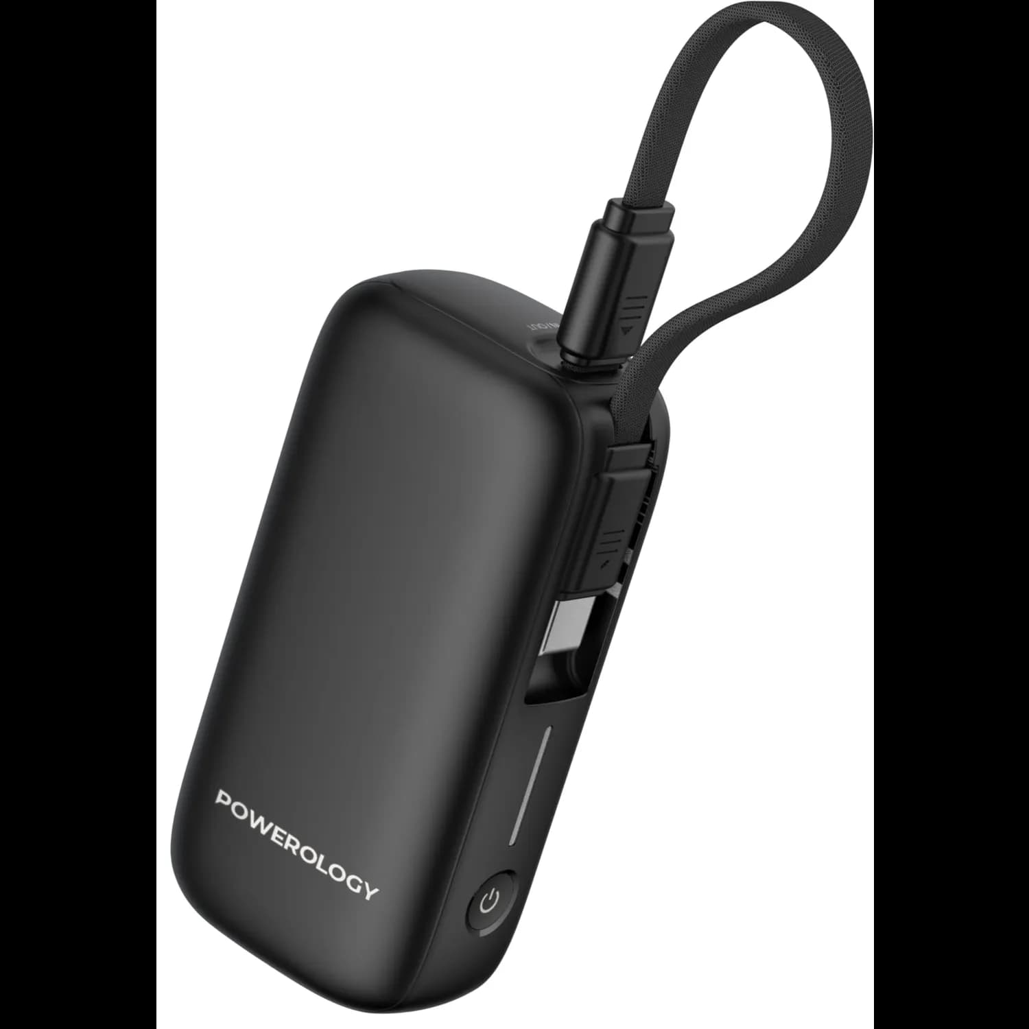 Powerology Power Bank PPBCHA65 5000mAh 20W PD - Removable USB-C — Black 1