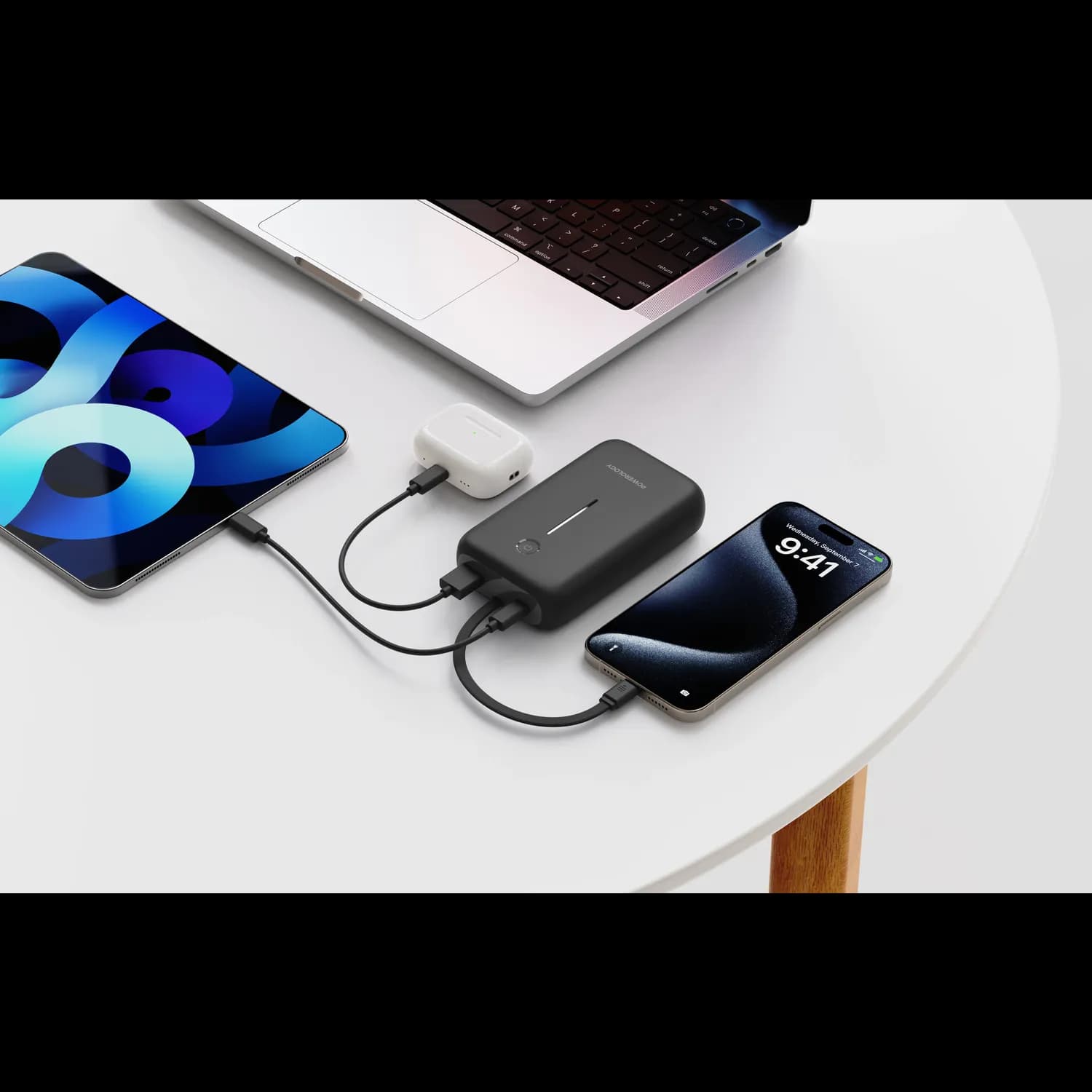 Powerology Power Bank - 20000mAh 30W PD, Black 3