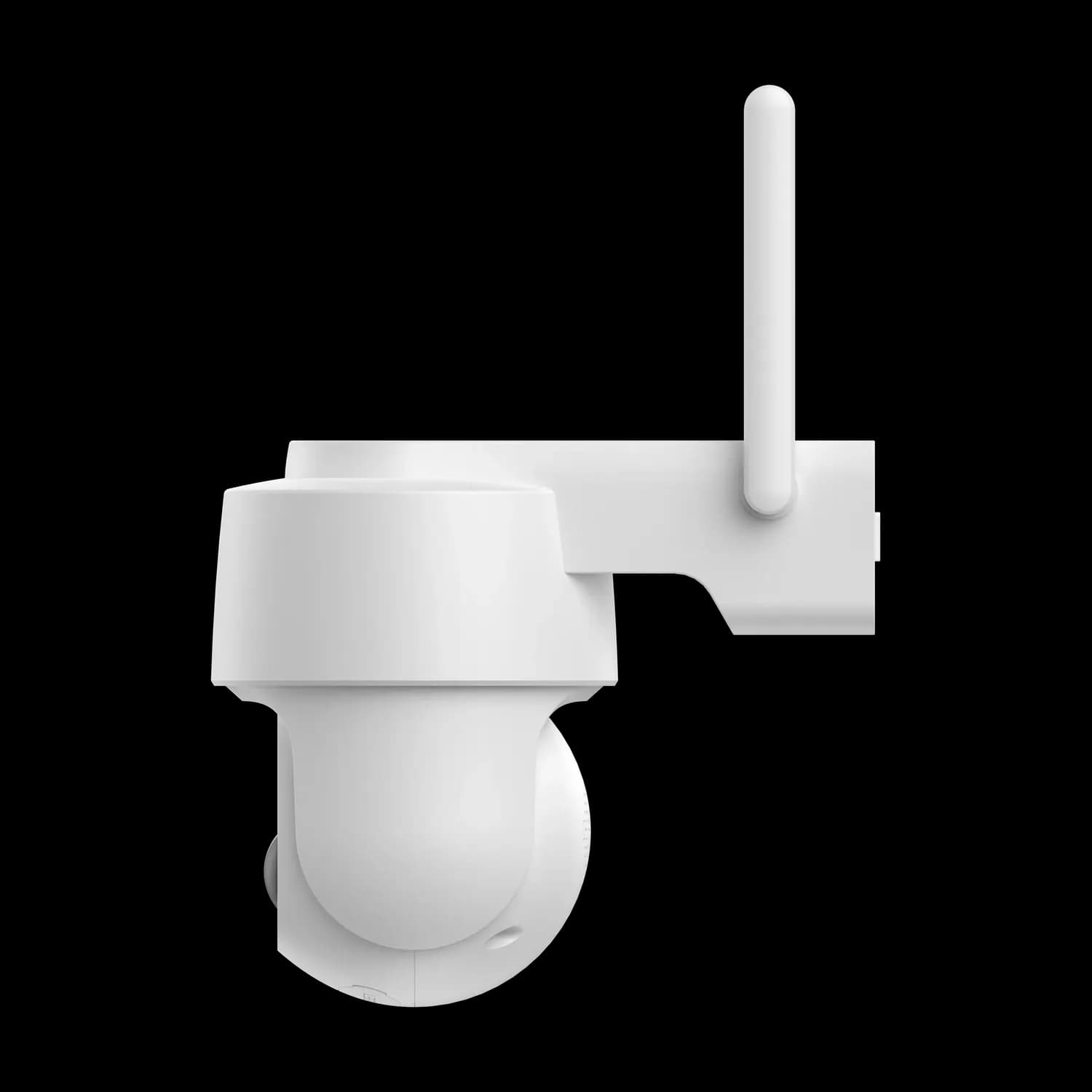 Powerology Outdoor Camera - Solar Pan & Tilt, White 5