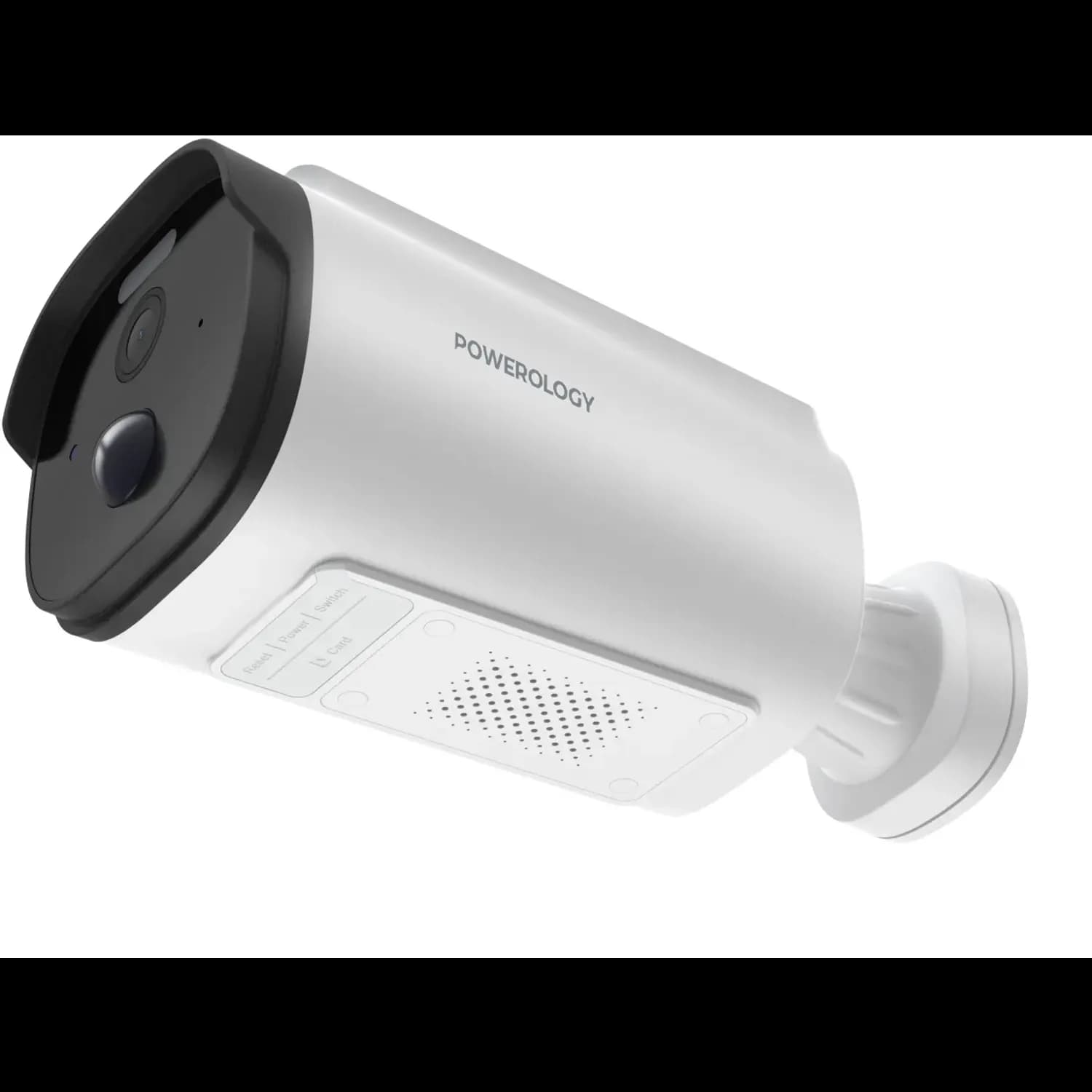 Powerology Outdoor Camera - Built-in Solar, White 1 Powerology Outdoor Camera - Built-in Solar, White 1