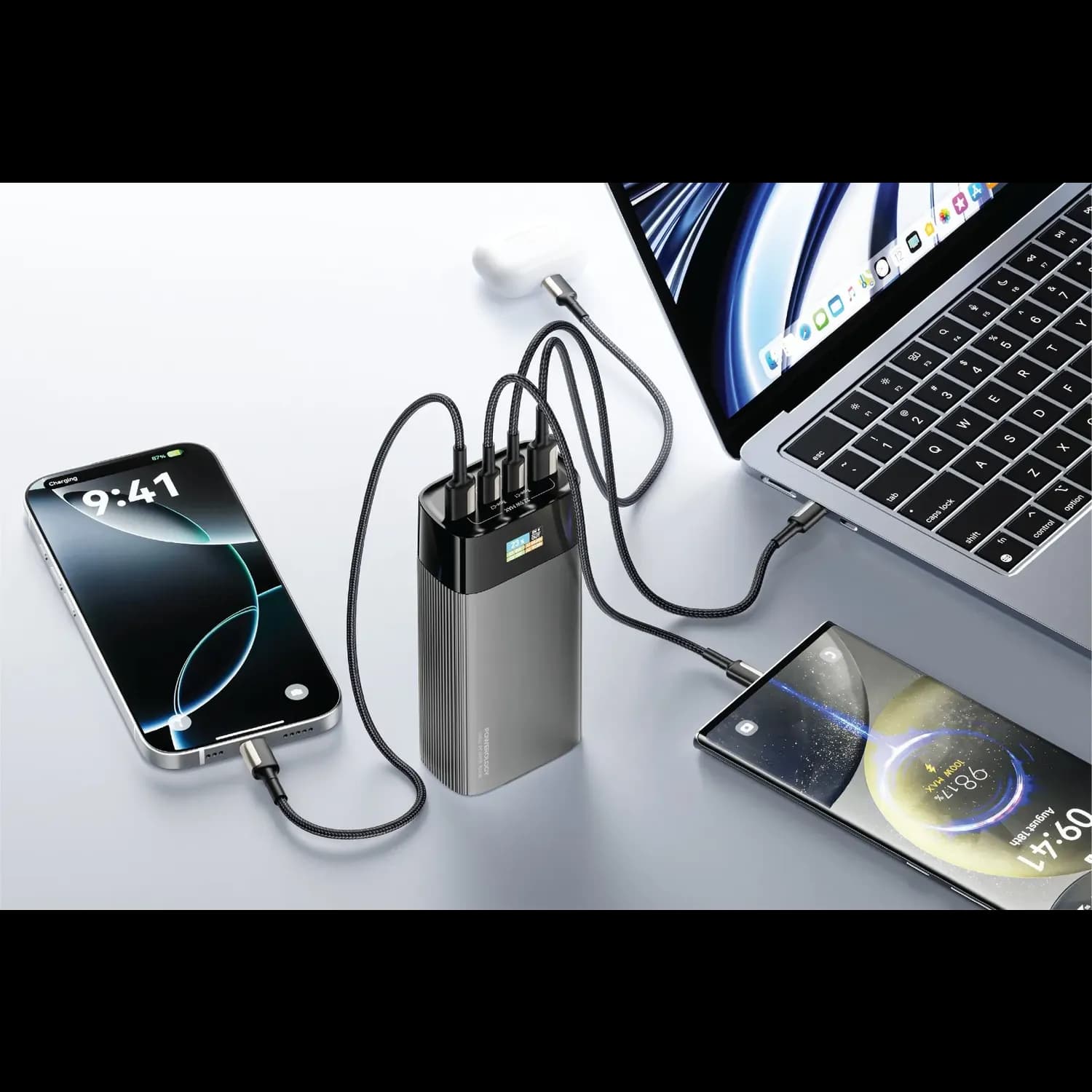 Powerology Power Bank VoltEdge - 40000mAh, Gray 2