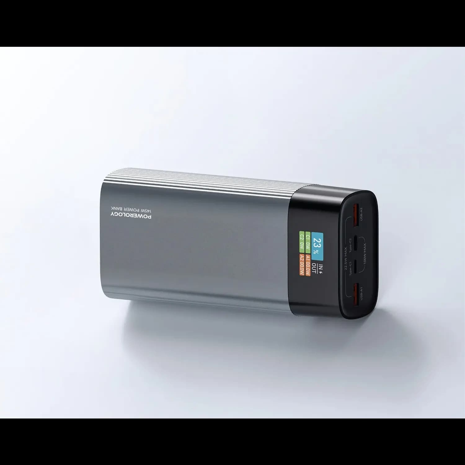 Powerology Power Bank VoltEdge - 40000mAh, Gray 3