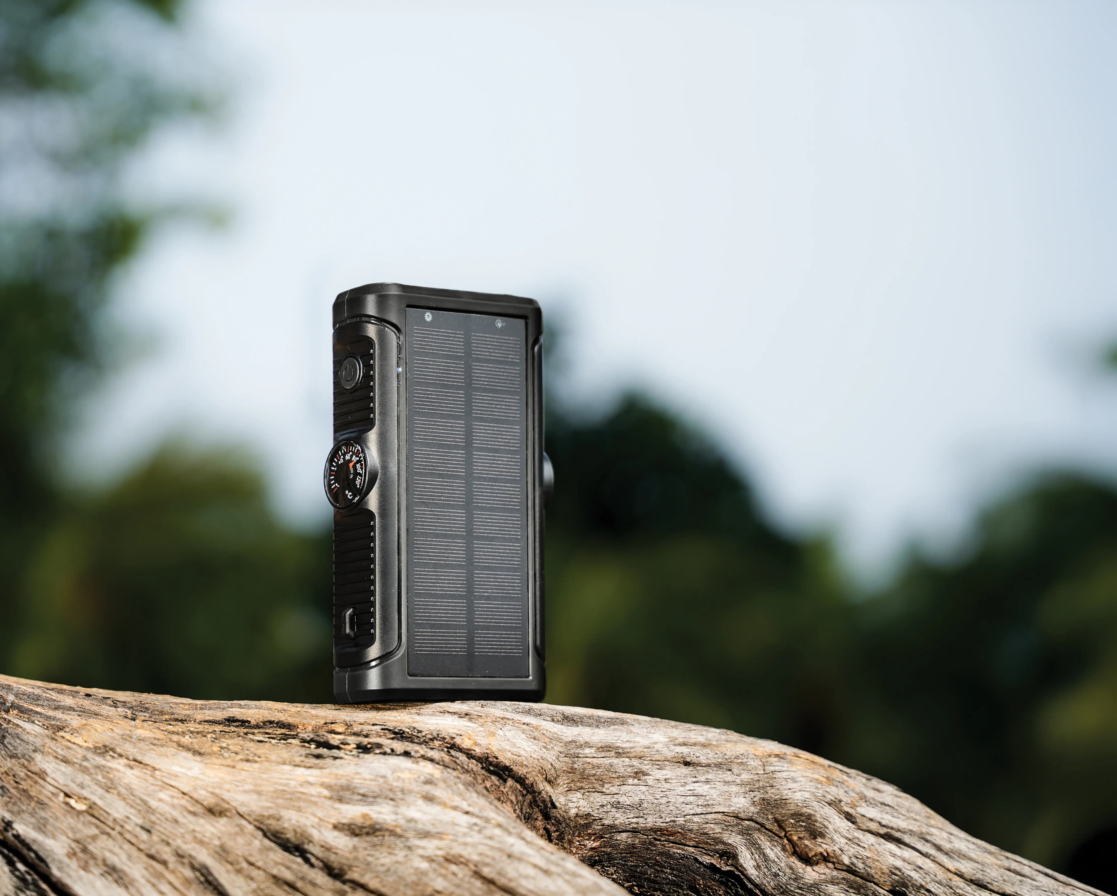Powerology Solar Power Bank HELIO LUX PPBCHAW53BK - 20000mAh, Black 2