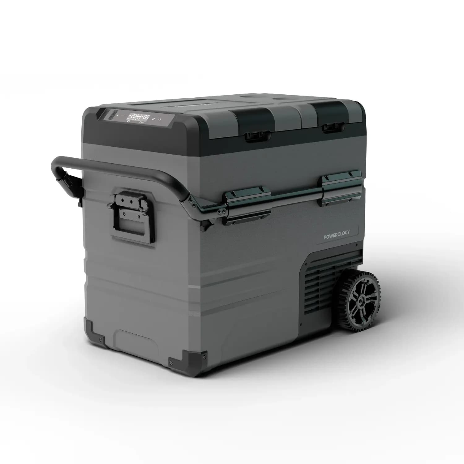 Powerology Fridge & Freezer - Dual Compartment, Black 2