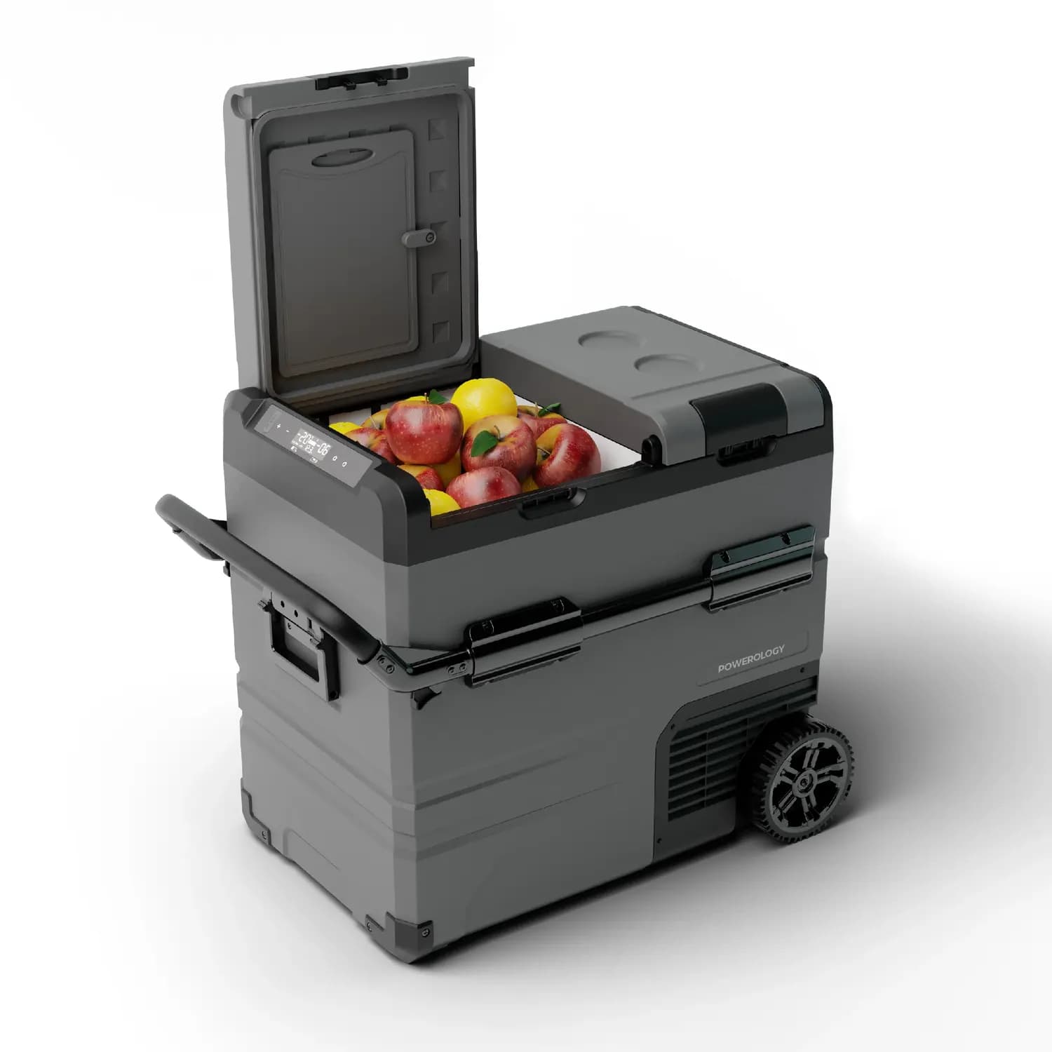 Powerology Fridge & Freezer - Dual Compartment, Black 3