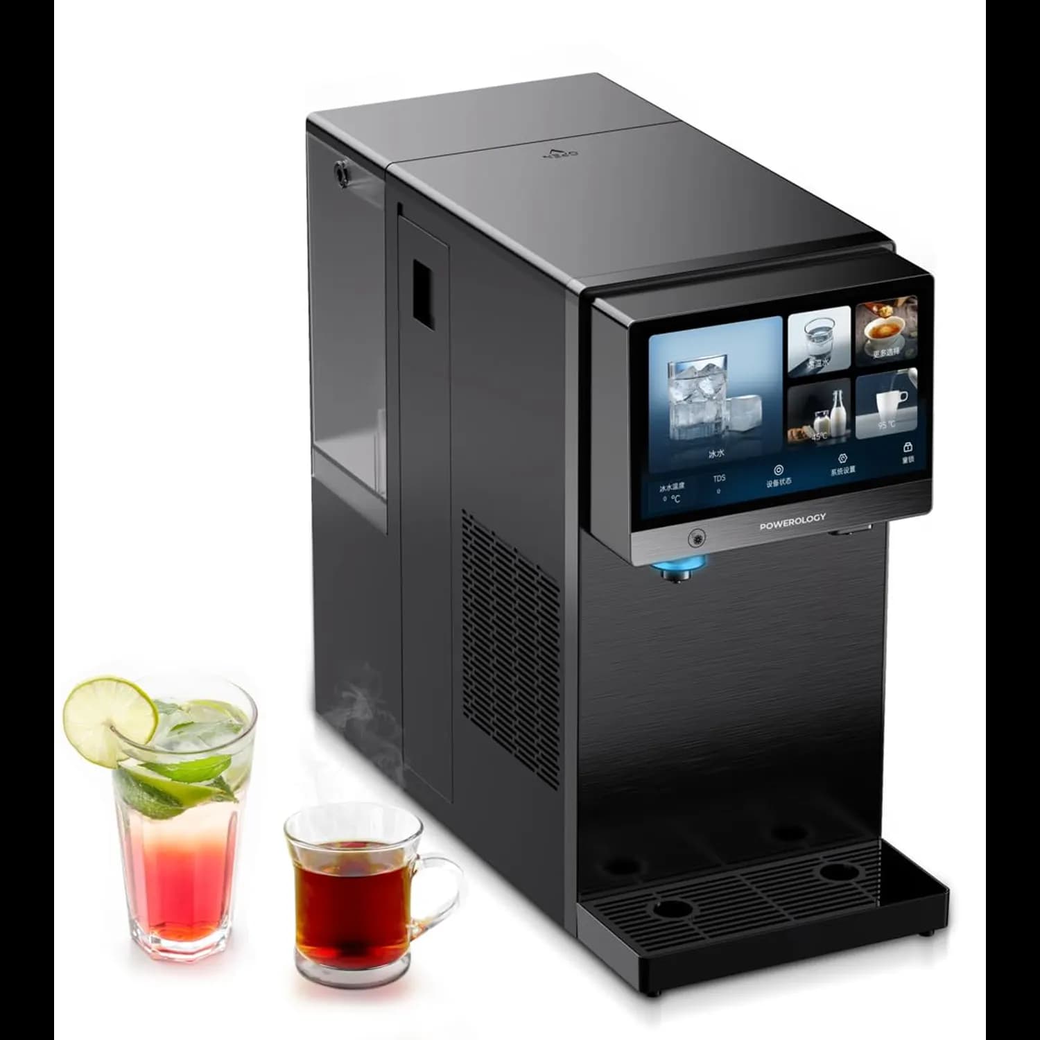Powerology Water Purifier & Dispenser - 4-in-1, Black 1