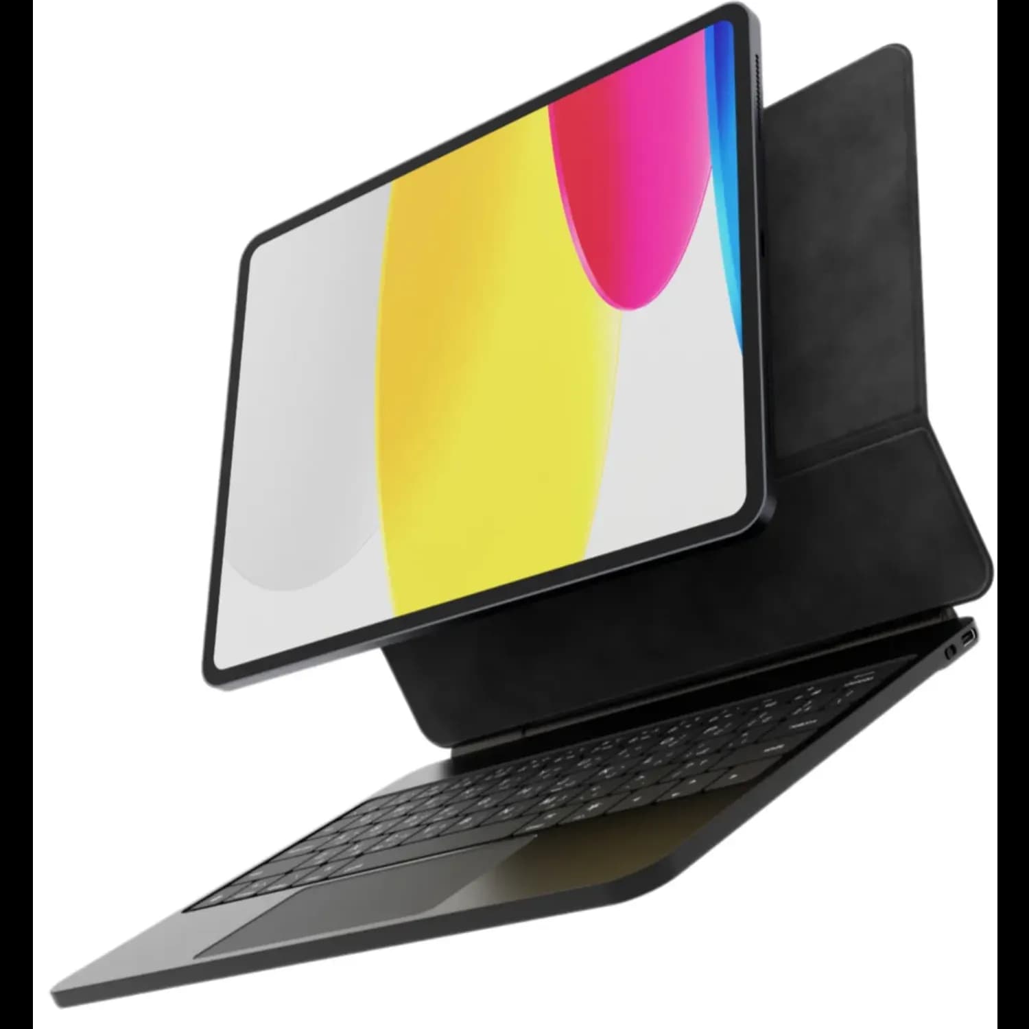 Powerology Wireless Keyboard Case Smartcase Pro+ - iPad 10th Gen, Black 3