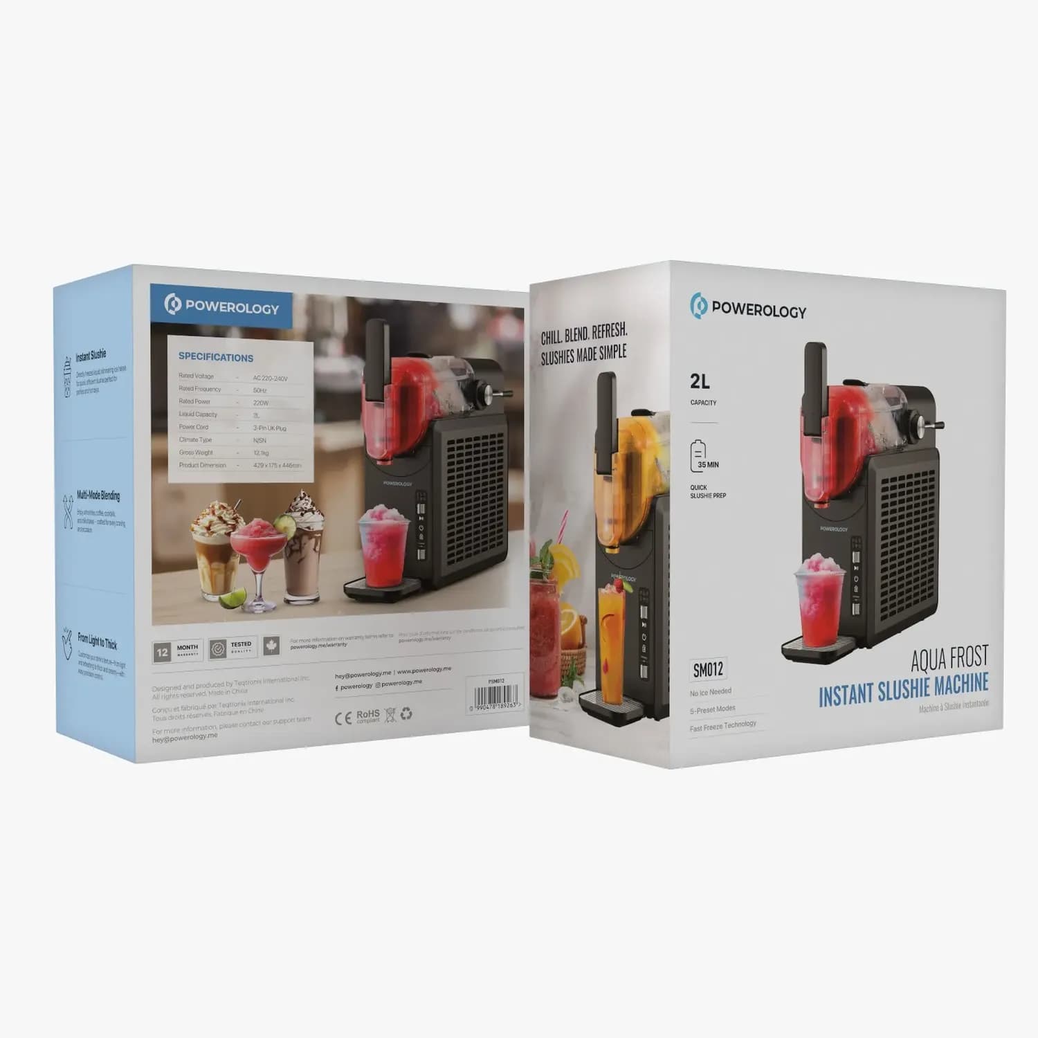 Powerology Slushie Machine - Instant Slushie, Black 4