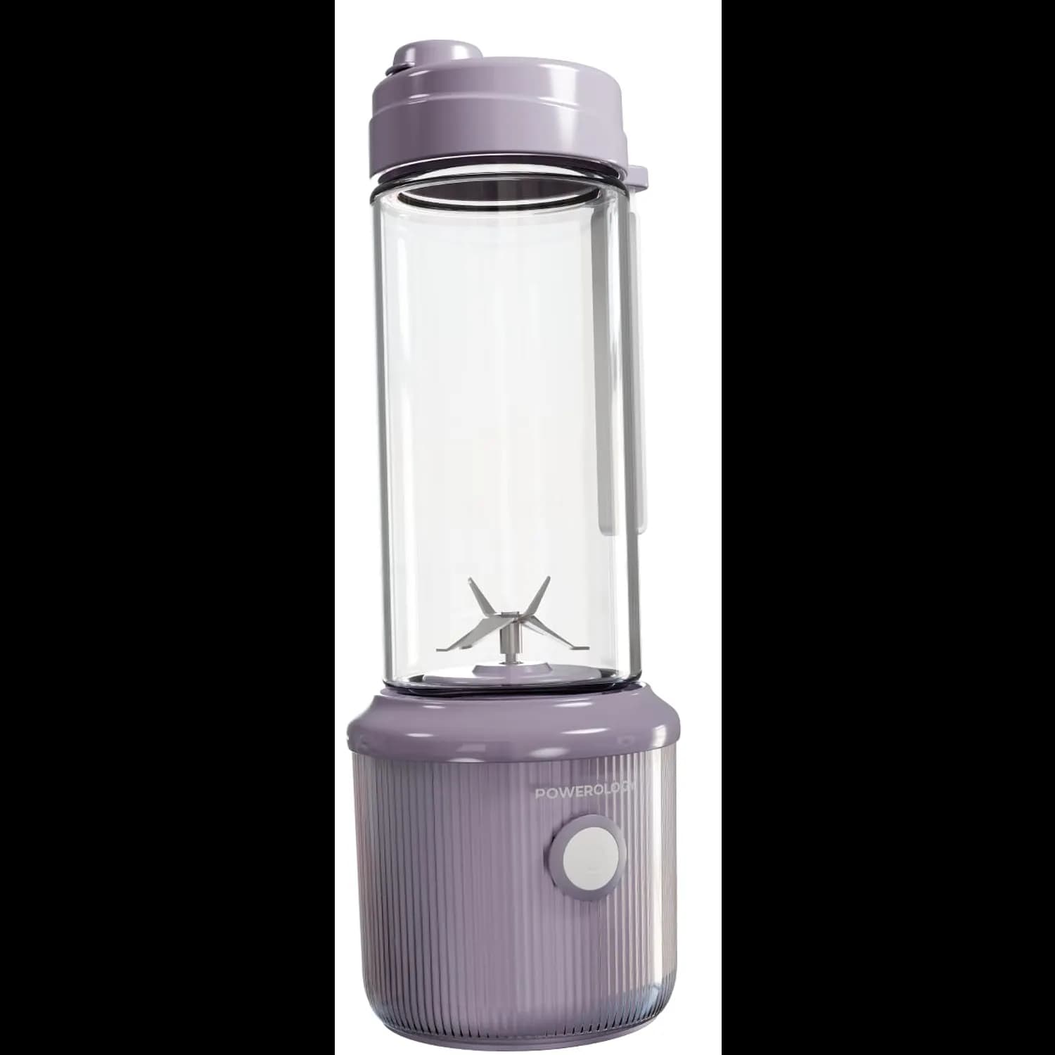 Powerology Portable Smoothie Blender - 1L, USB-C Rechargeable, Lavender 5