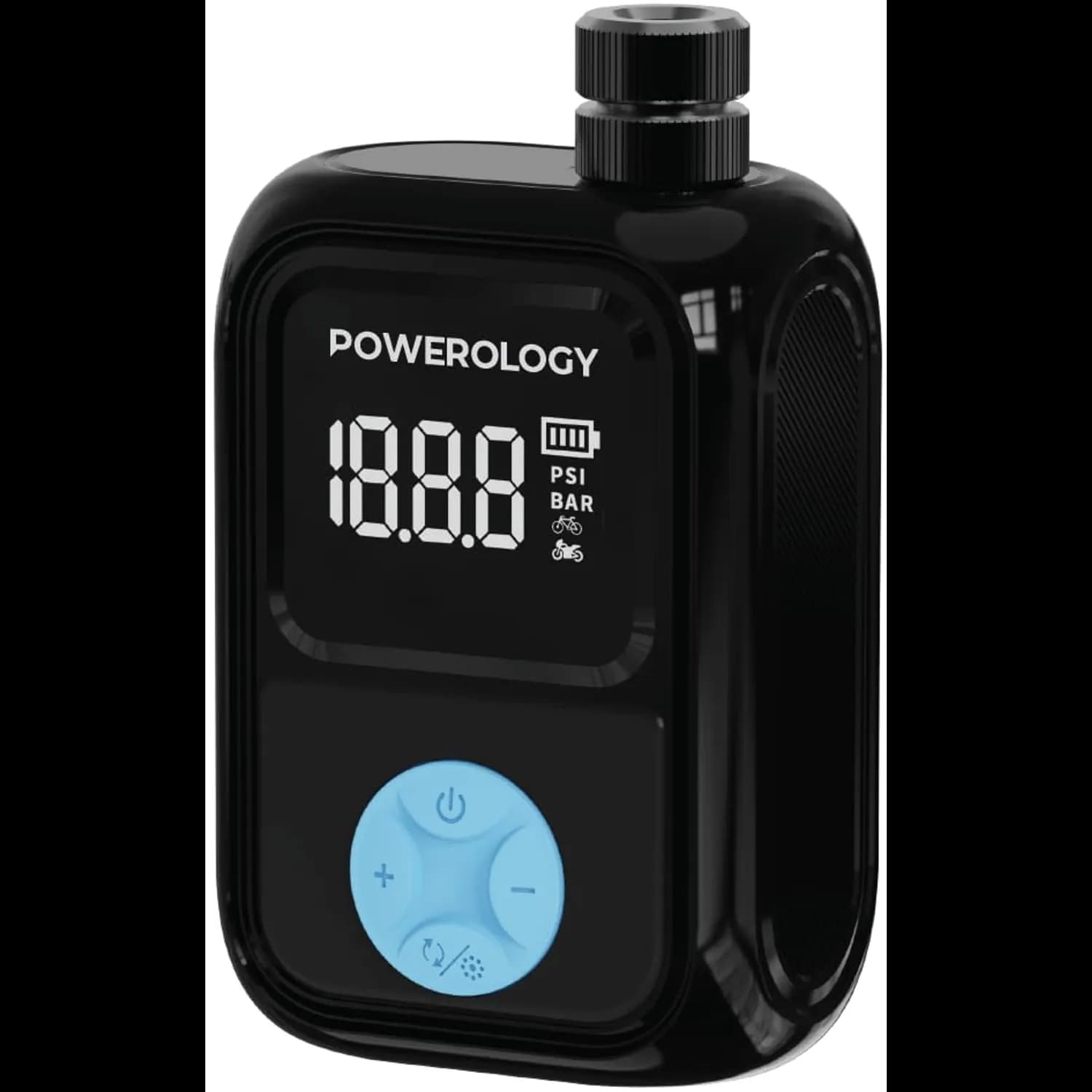 Powerology Electric Tire Inflator - 48W, 150 PSI, Black 4