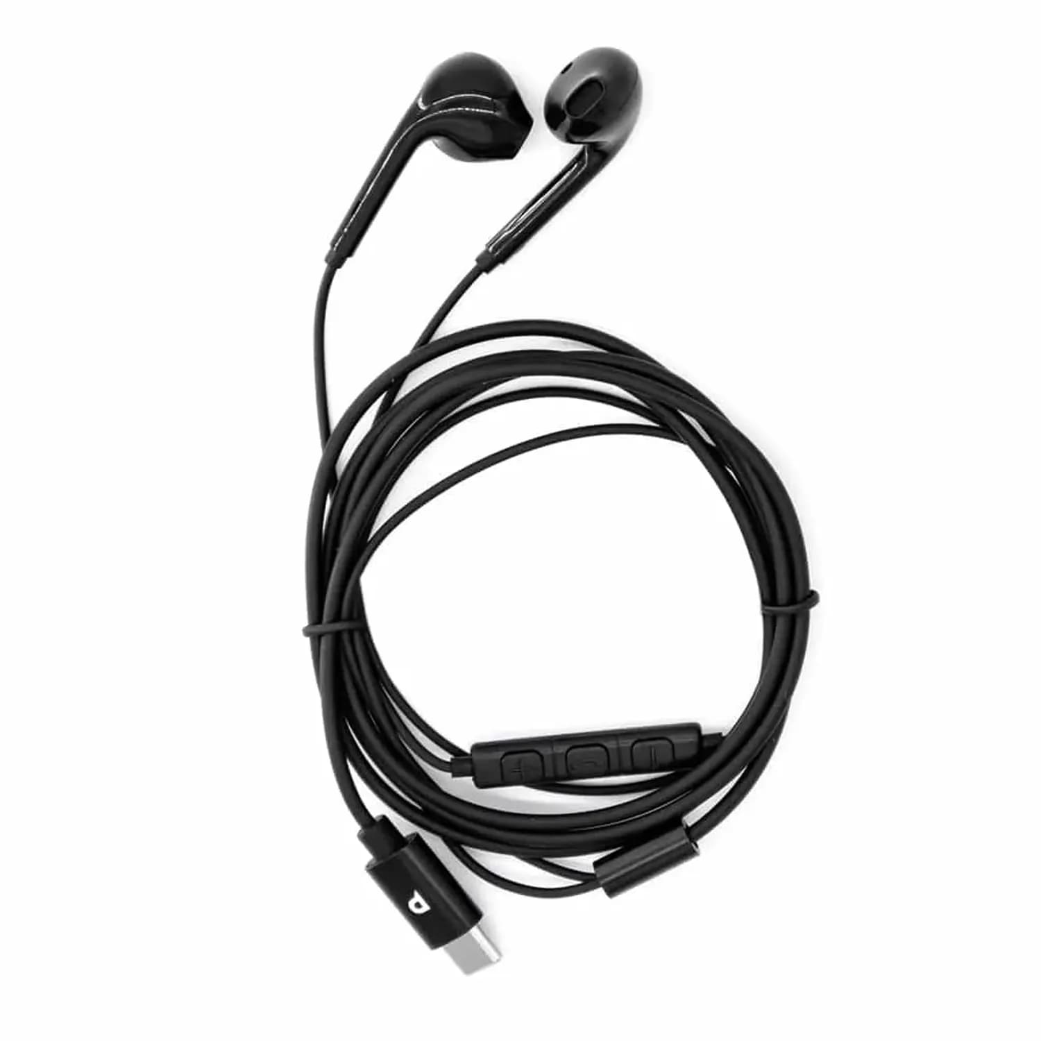 Powerology Earphone - Type-C Connector, Black — White 5