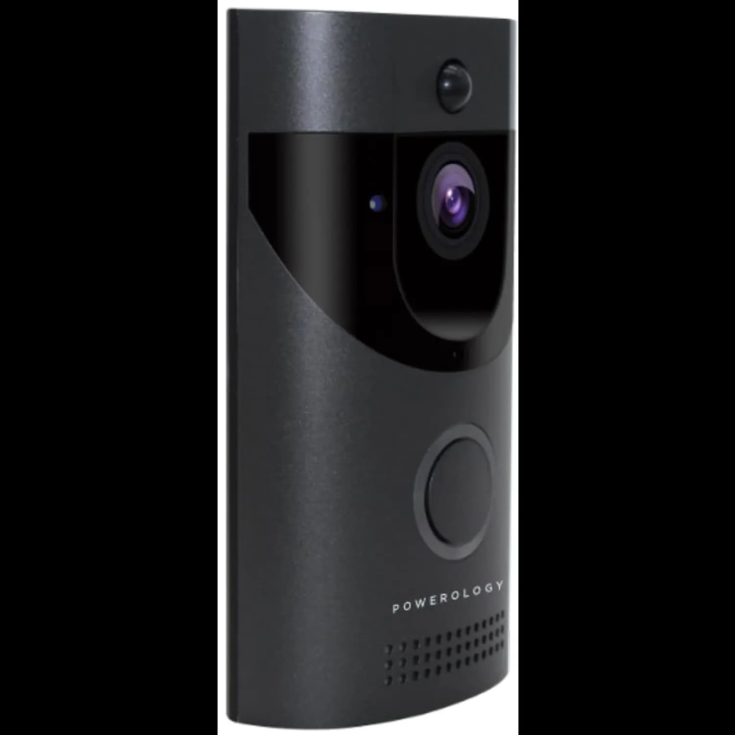 Powerology Video Doorbell - Motion Sensor, Night Vision, Black 2