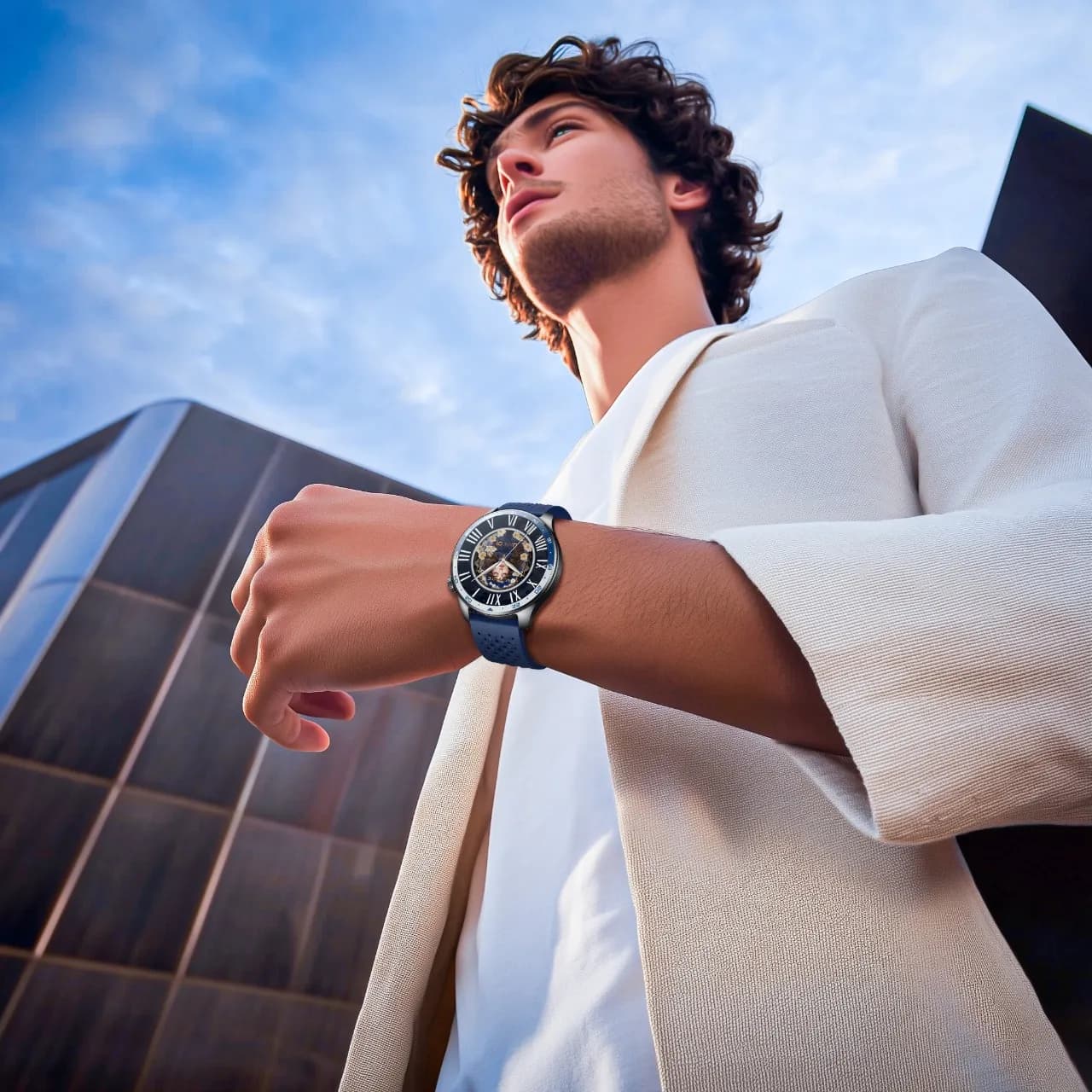 Powerology Smart Watch Sanam Urban - Sports, Blue 1 Powerology Smart Watch Sanam Urban - Sports, Blue 1