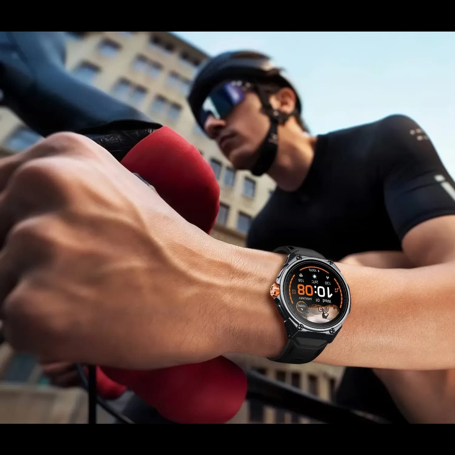 Powerology Smart Watch Alfa Urban - GPS, Black 3