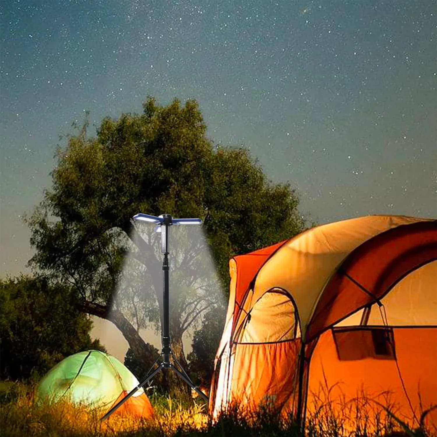 Powerology Camping Light - 2600mAh Solar, Blue 2