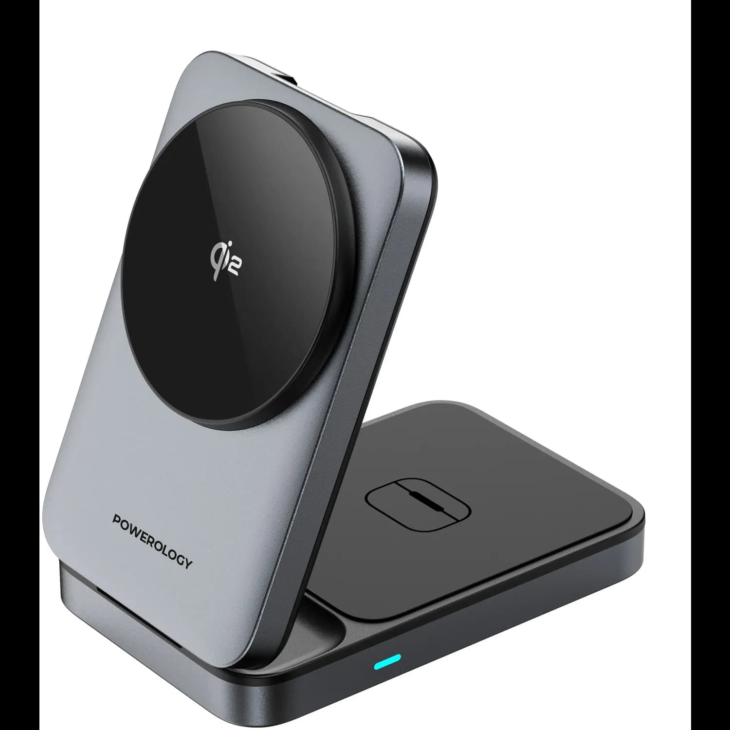Powerology Multi-Device Fast Charging Hub - Qi2, Black 5
