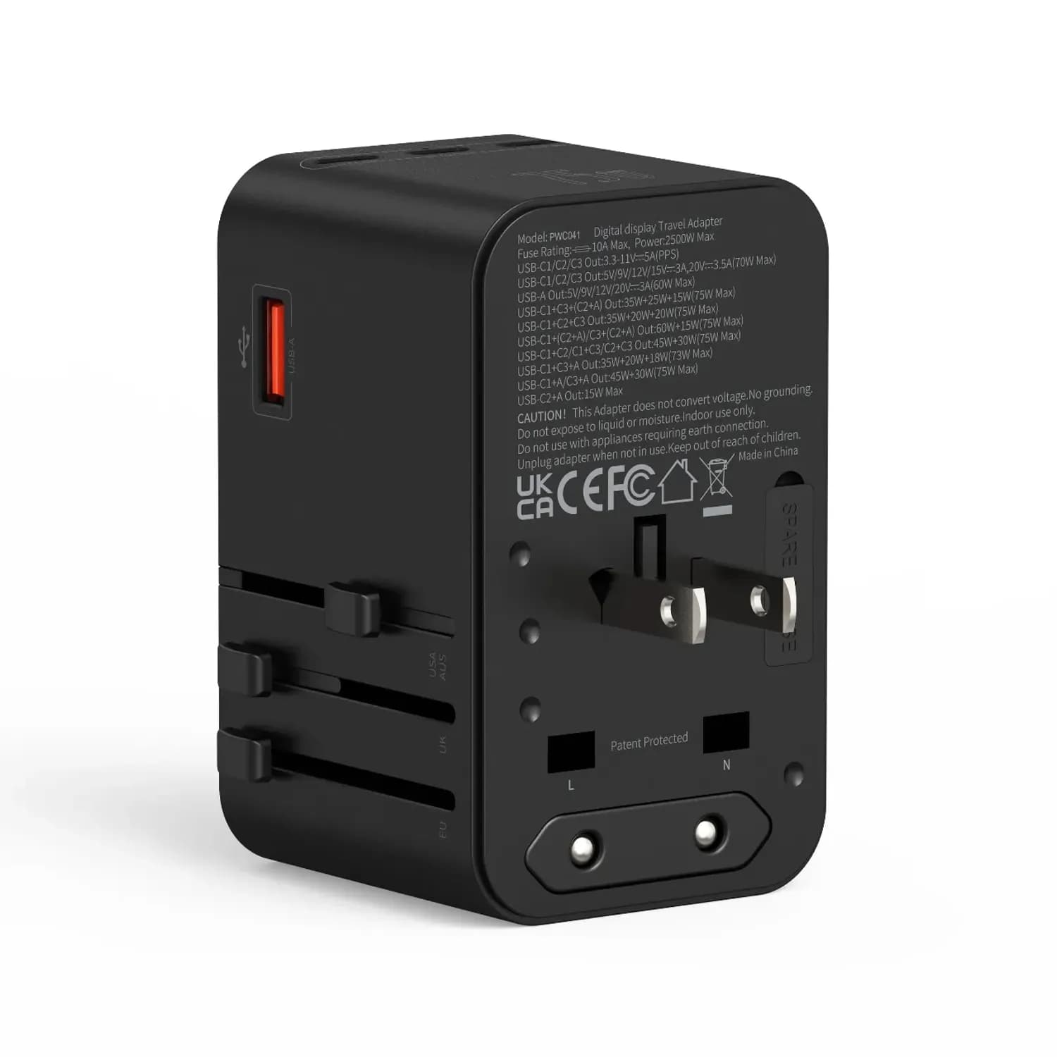 Powerology Universal Charger - GaN 75W, Black 4