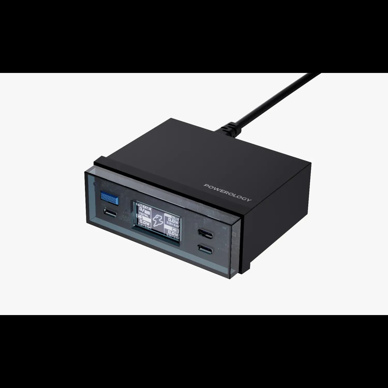 Powerology Charging Station - Desktop, Black 1 Powerology Charging Station - Desktop, Black 1